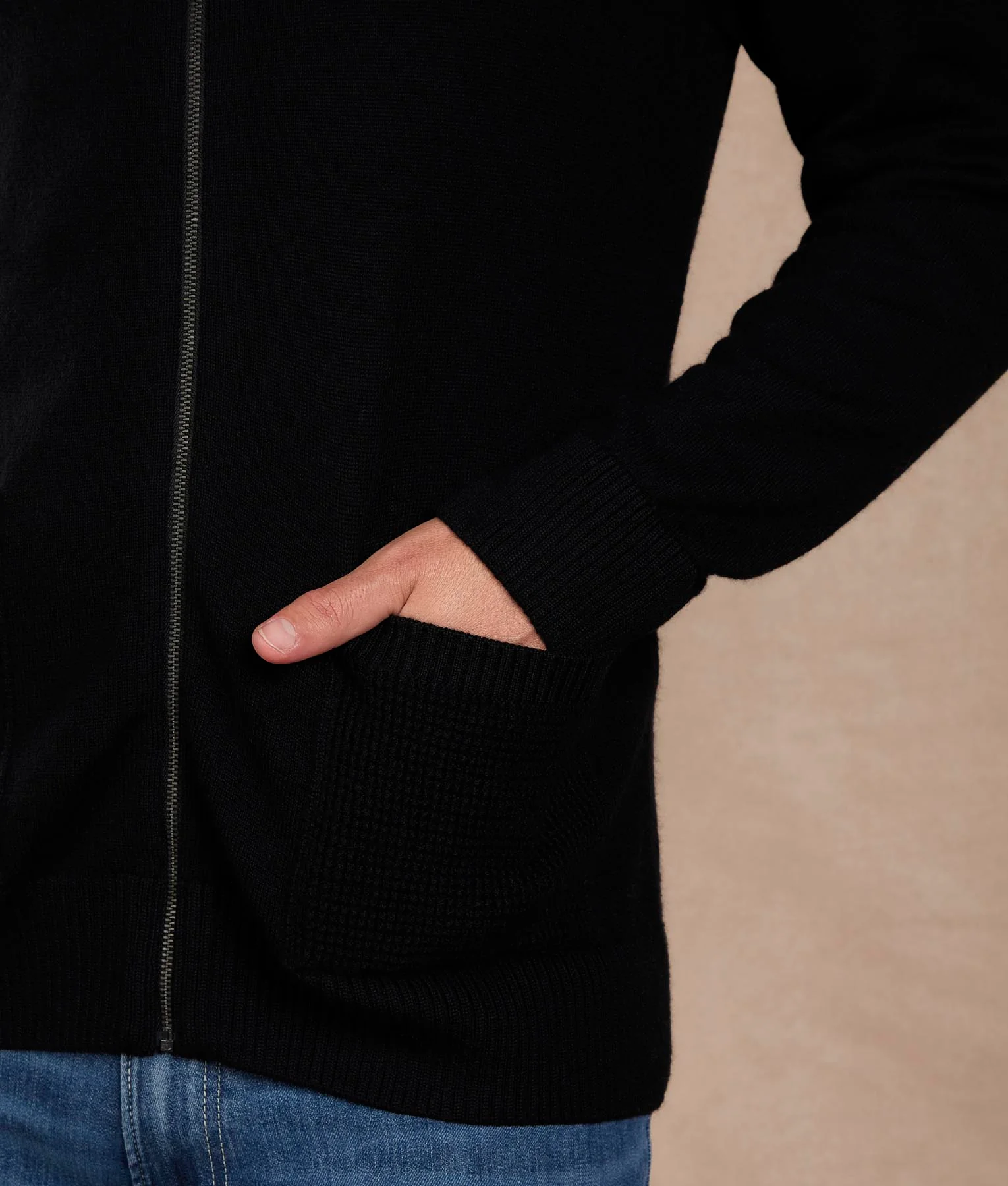 Luxury Black Cardigan - Image 3