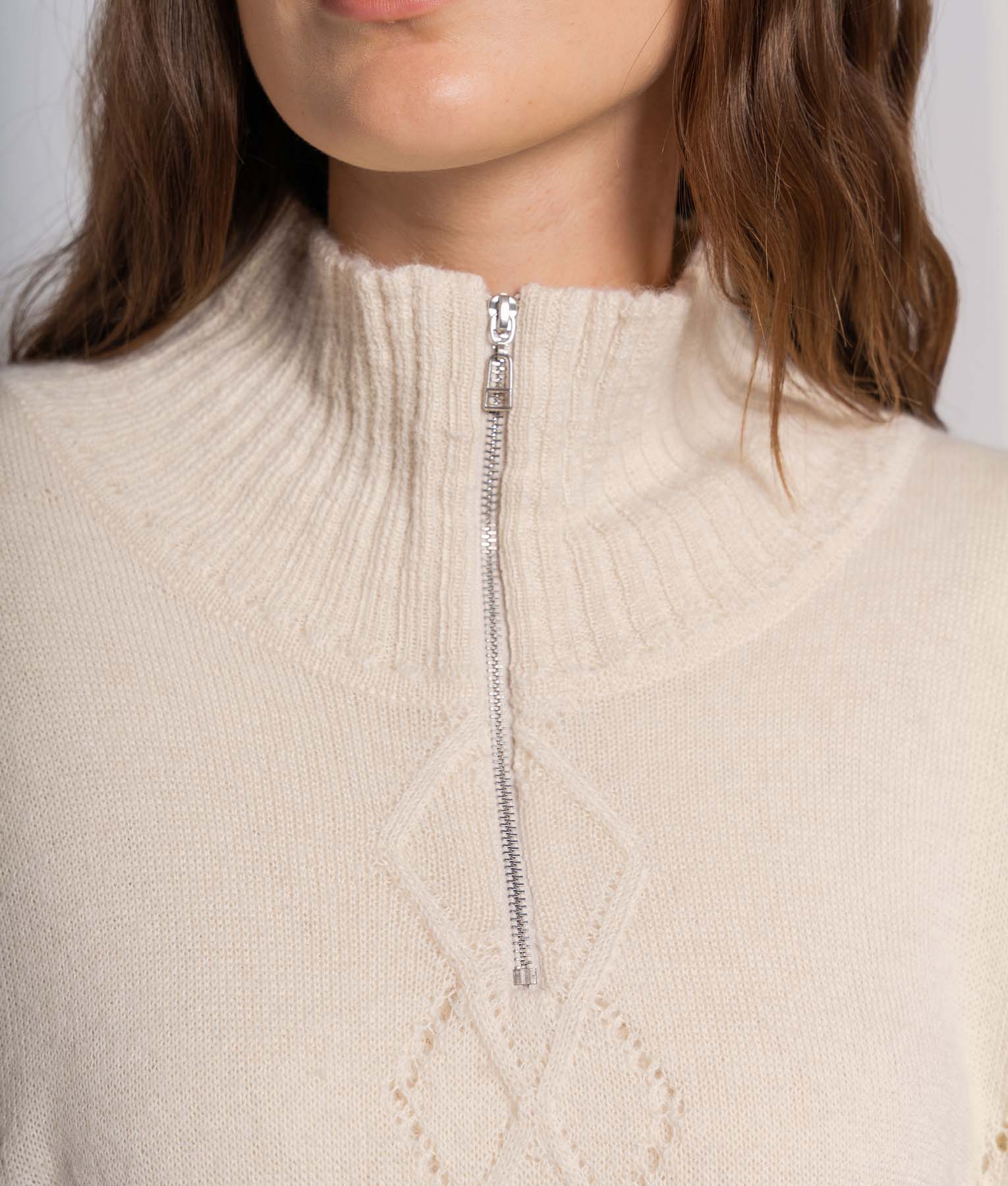 Mediri High Neck Poncho - Image 3