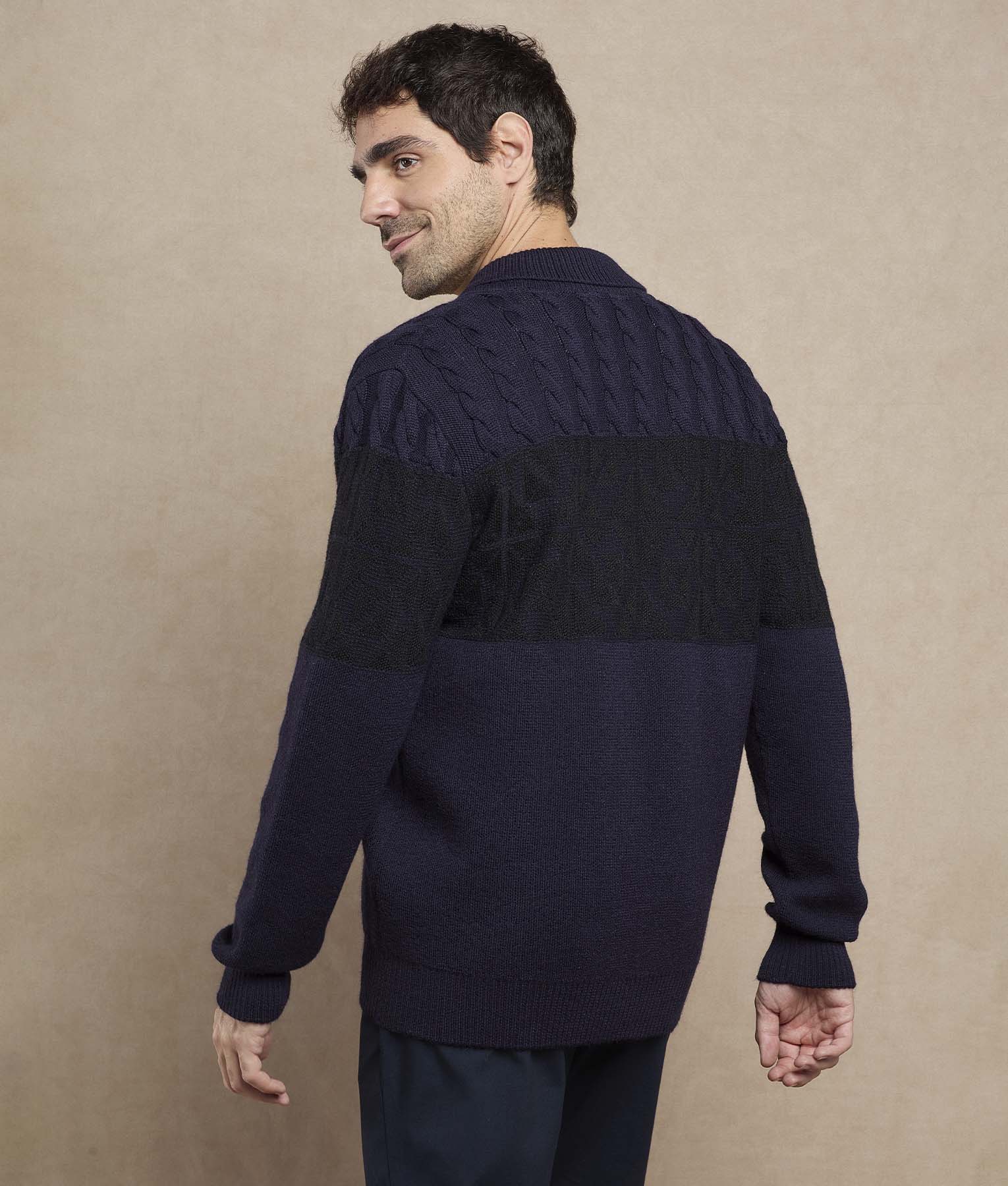 Men Fisherman Cardigan - Image 6