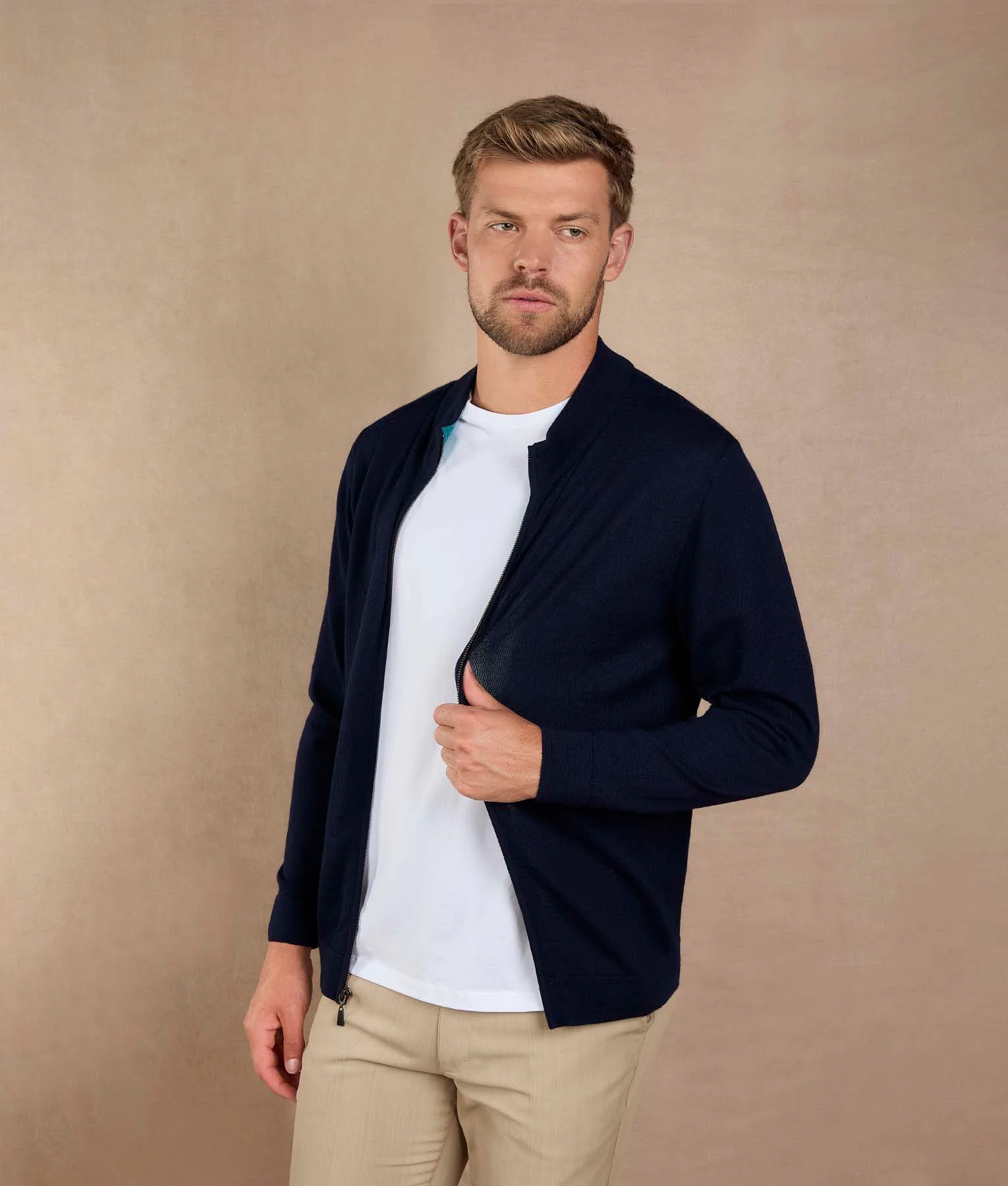 Mock Neck Cardigan - Image 3