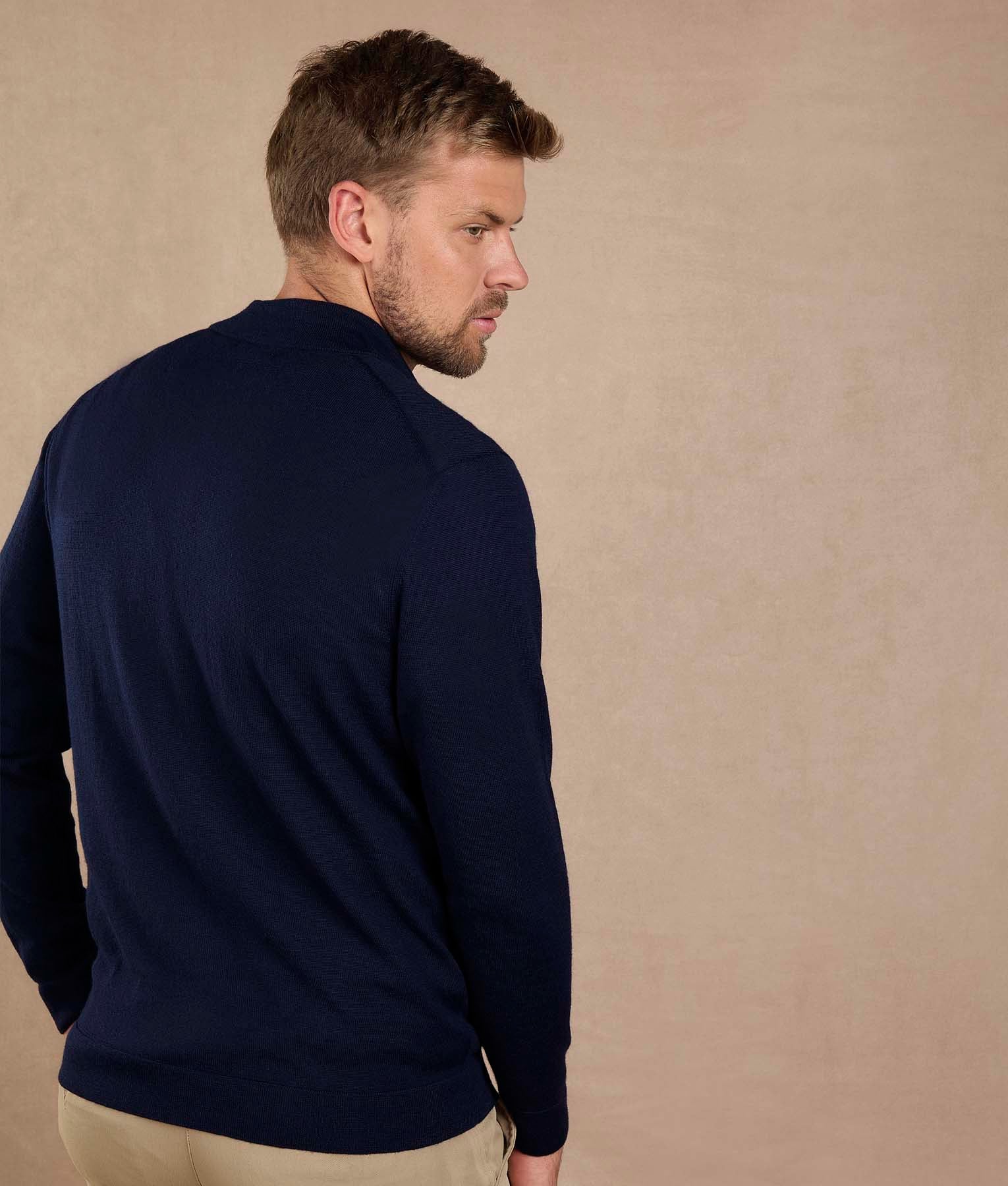 Mock Neck Cardigan - Image 4