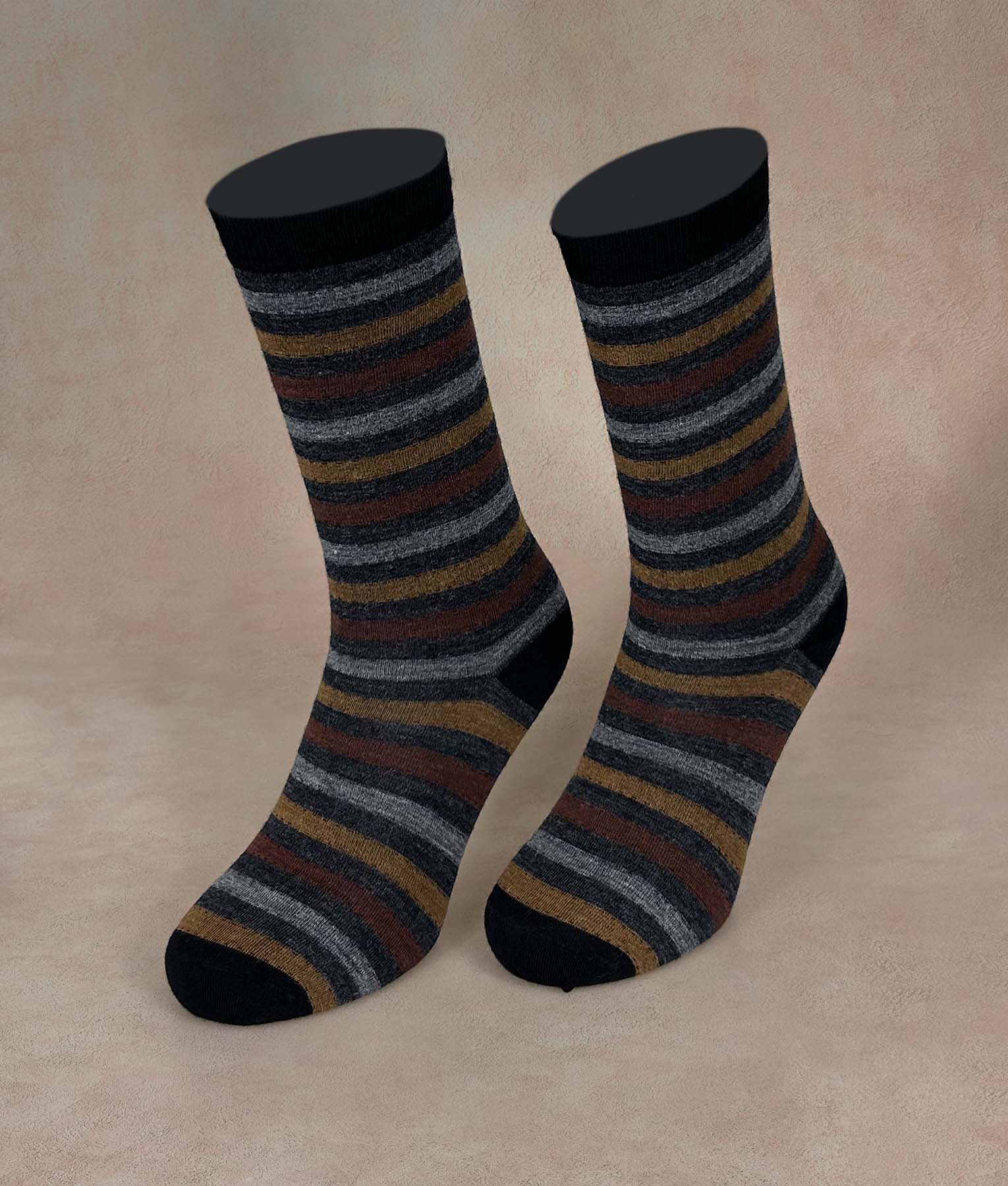 Multi Stripes Men Socks - Image 2