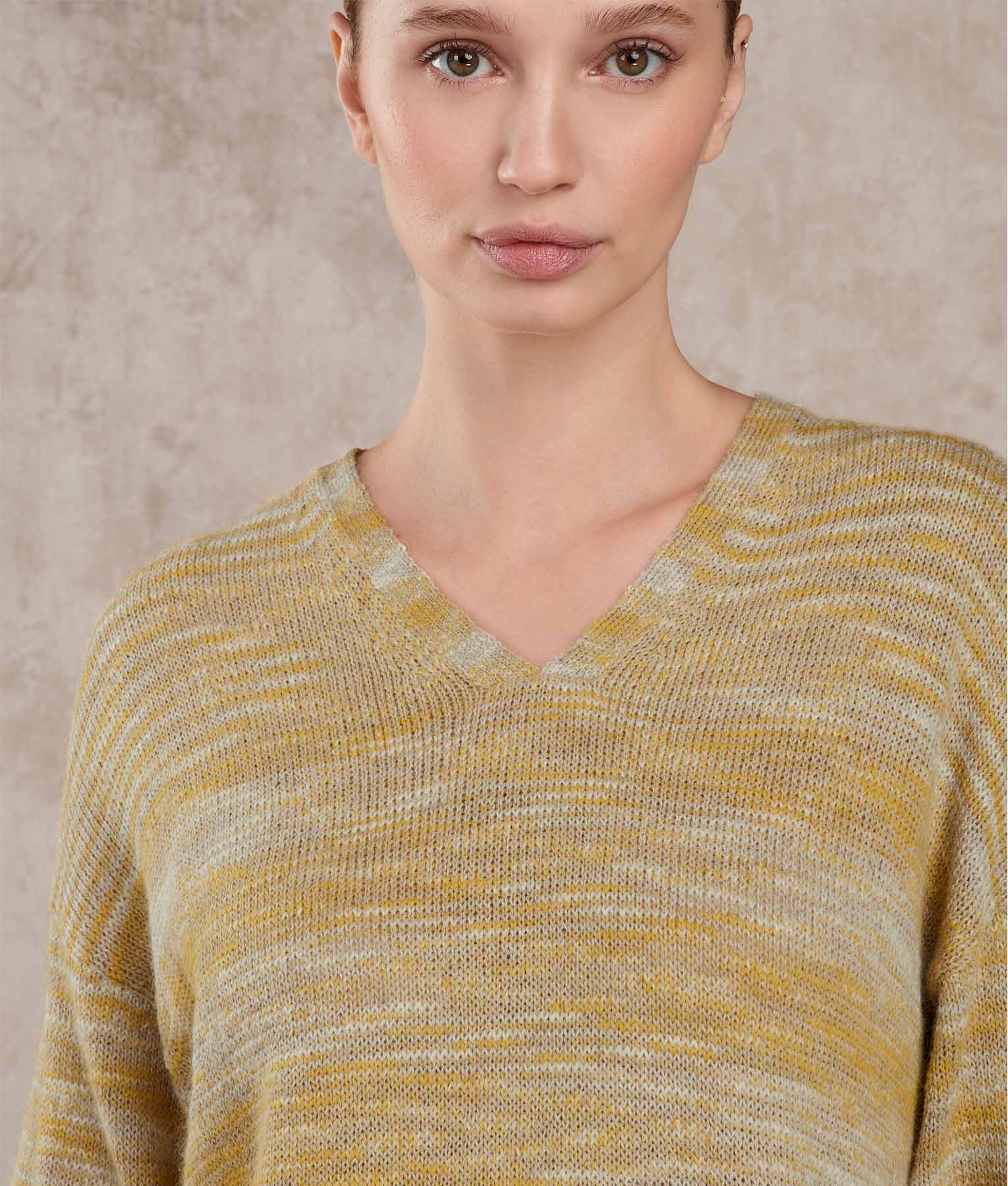 Oversized V Neck Sweater - Image 5