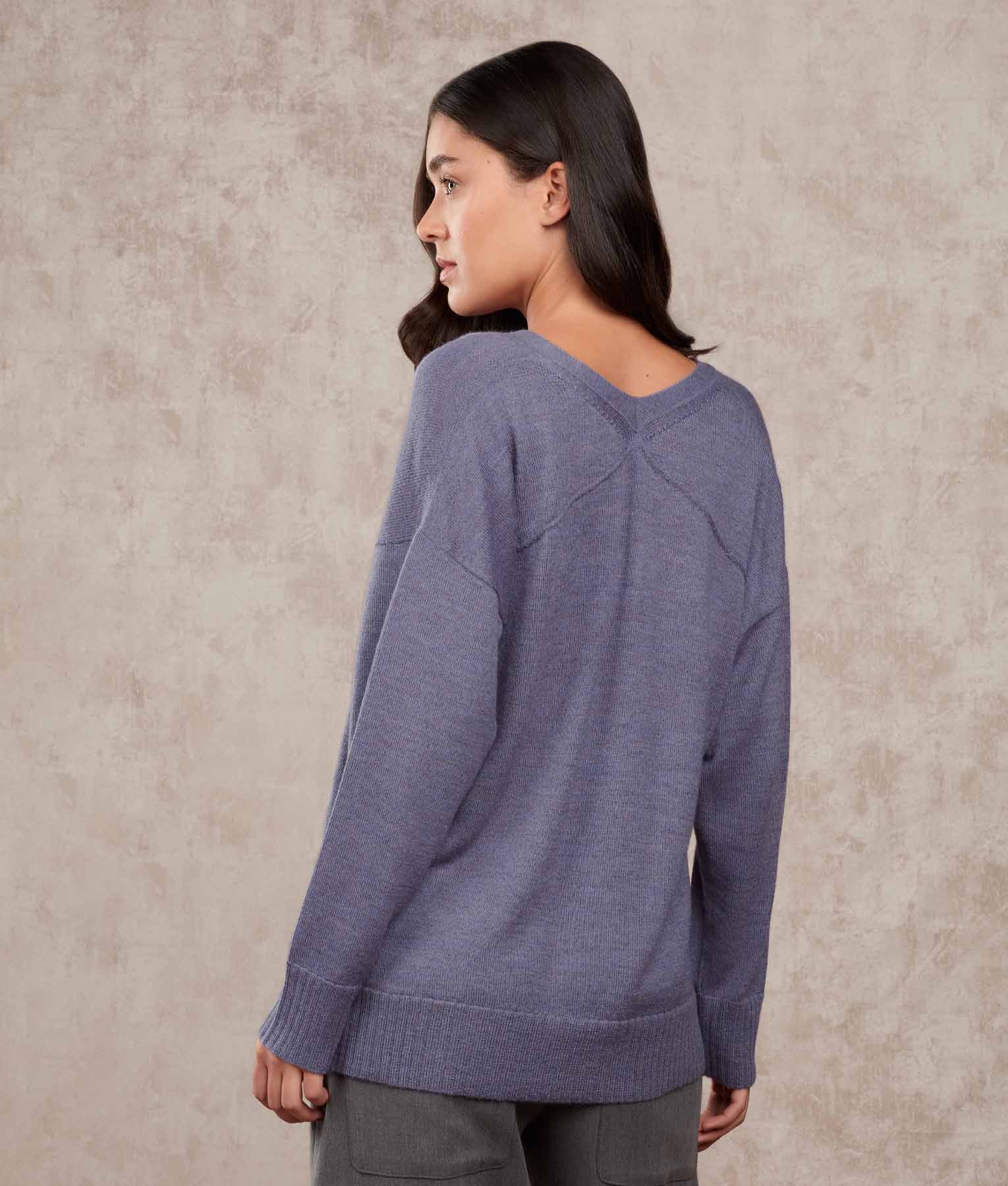 Oversized V Neck Sweater - Image 6