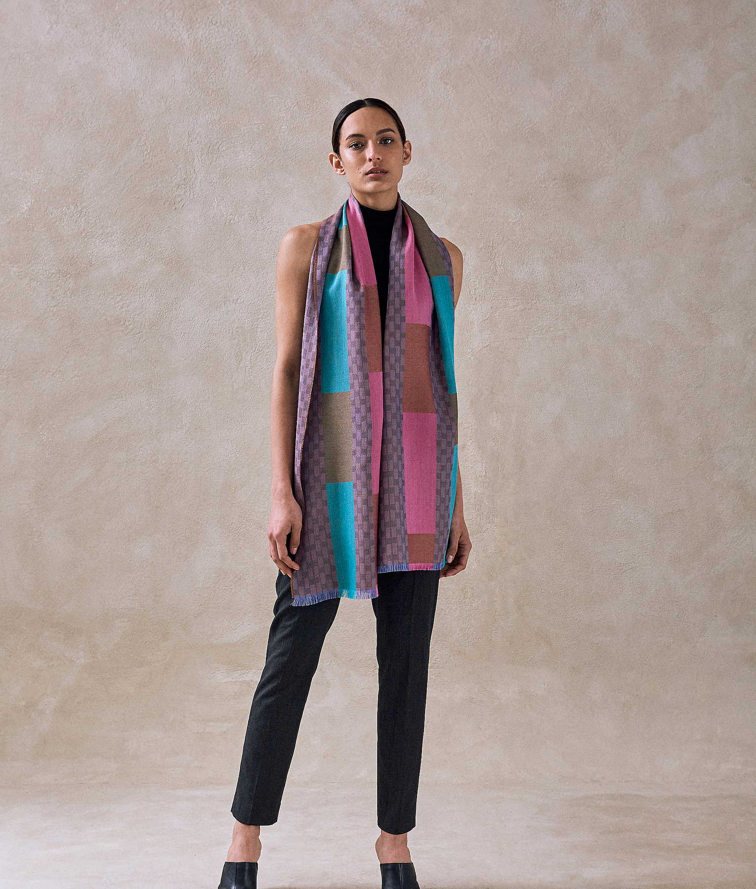 Parity Baby Alpaca & Silk Scarf - Image 6