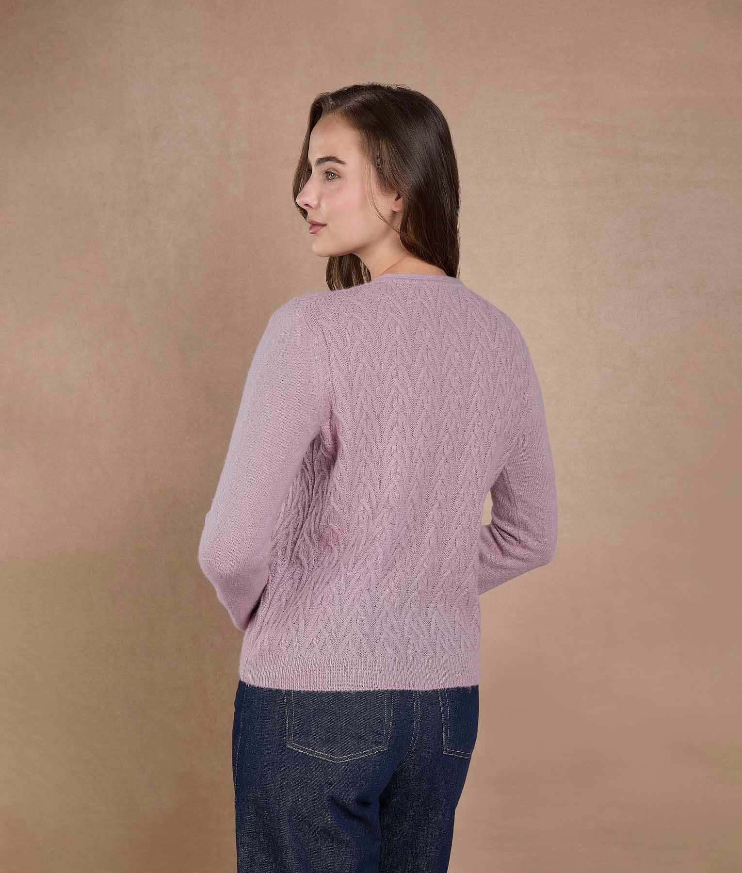 Pink Lavender Cardigan - Image 3