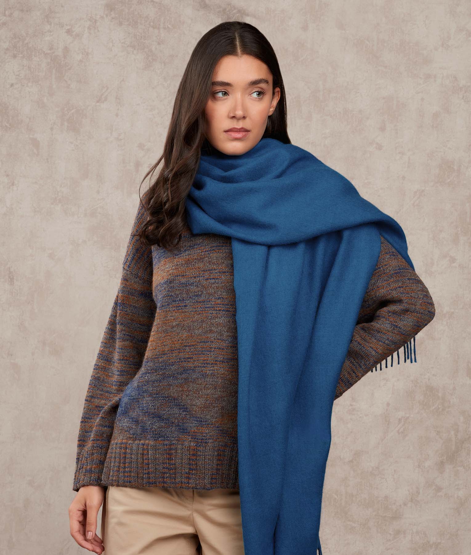 Premium Alpaca Brushed Shawl - Image 3