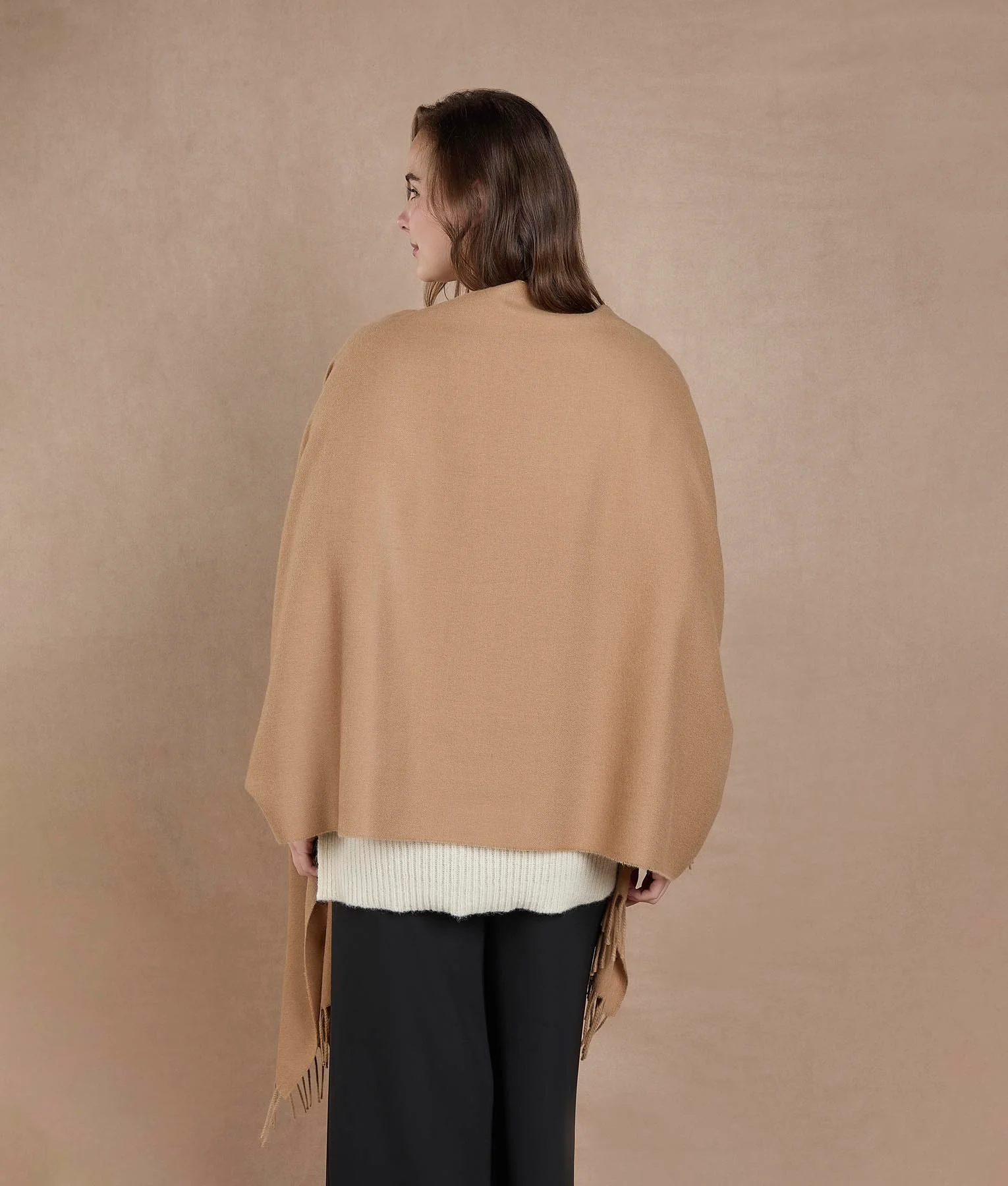Premium Shawl - Tabaco Brown - Image 3