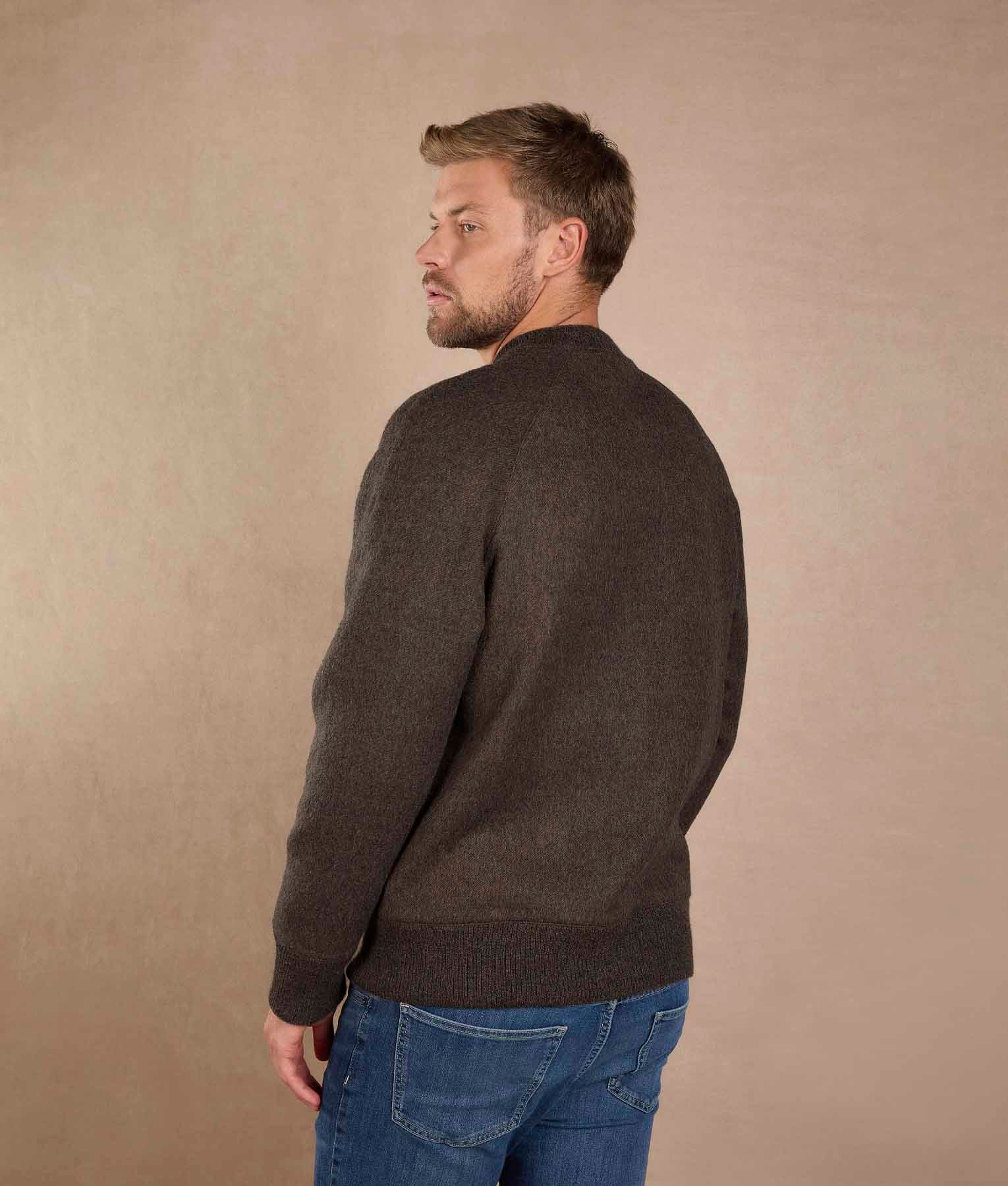 Reversible Baby Alpaca Bomber Jacket - Image 5