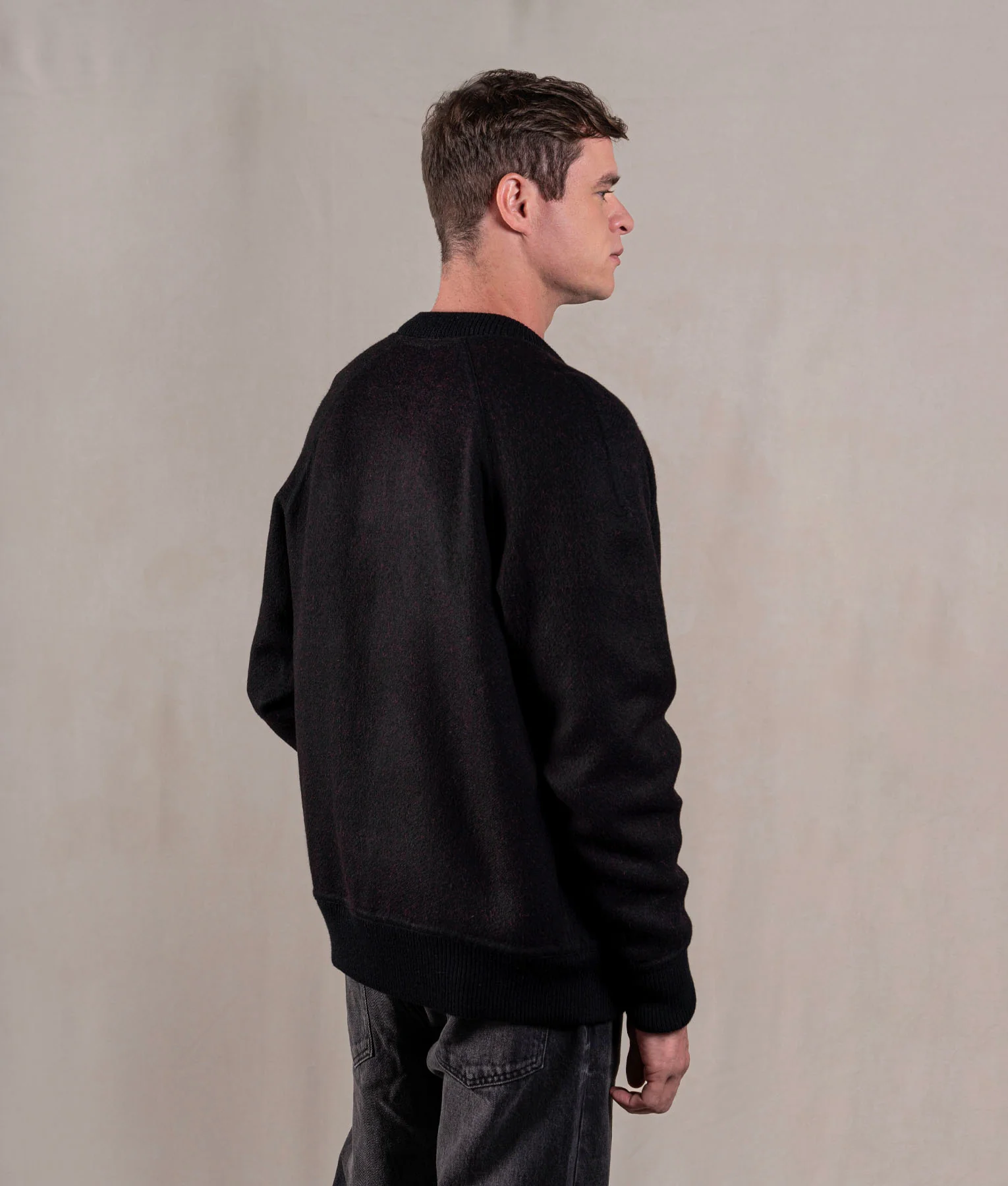 Reversible Bomber Jacket - Black And Red - Image 4