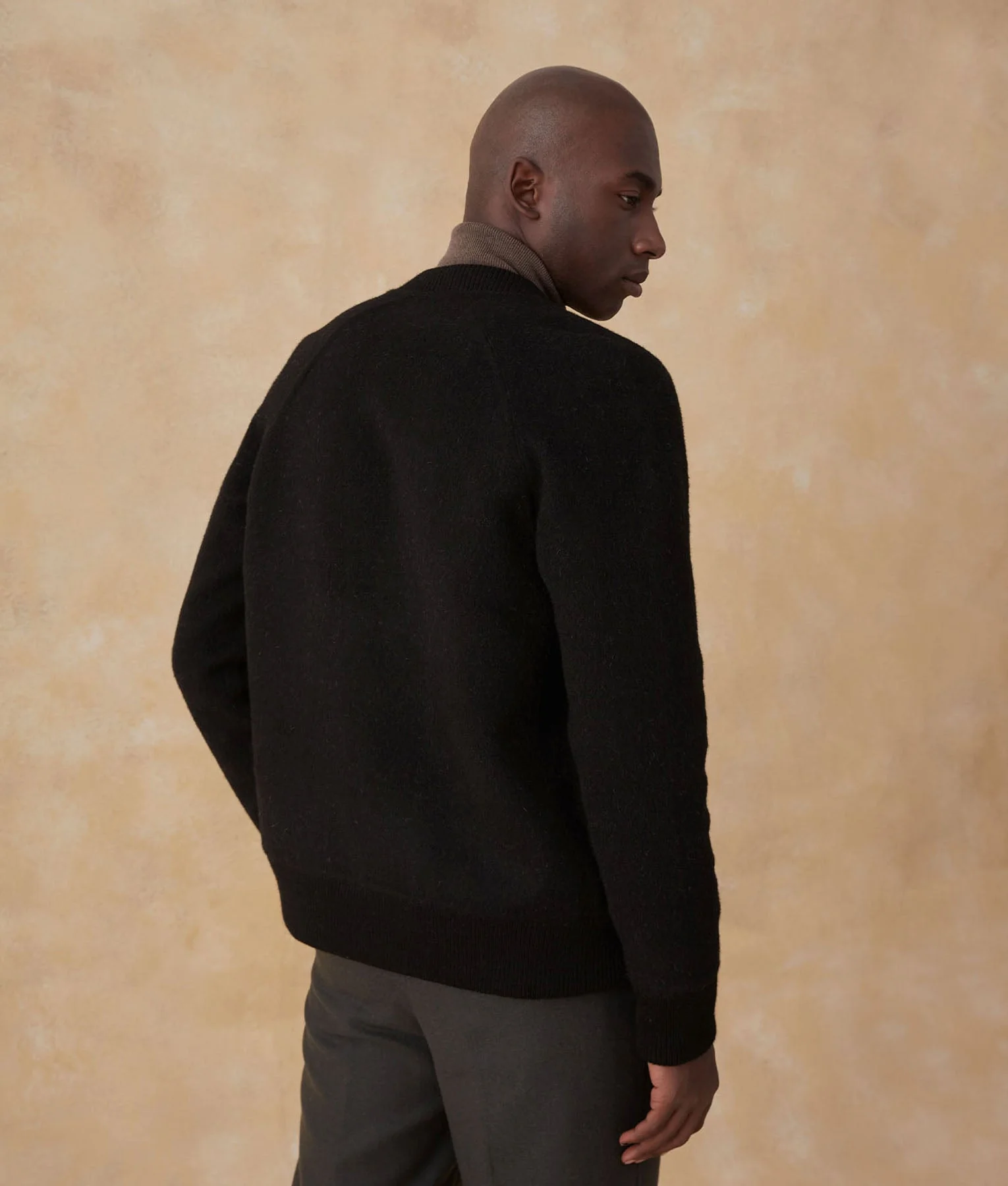 Reversible Bomber Jacket Navy Blue - Image 4