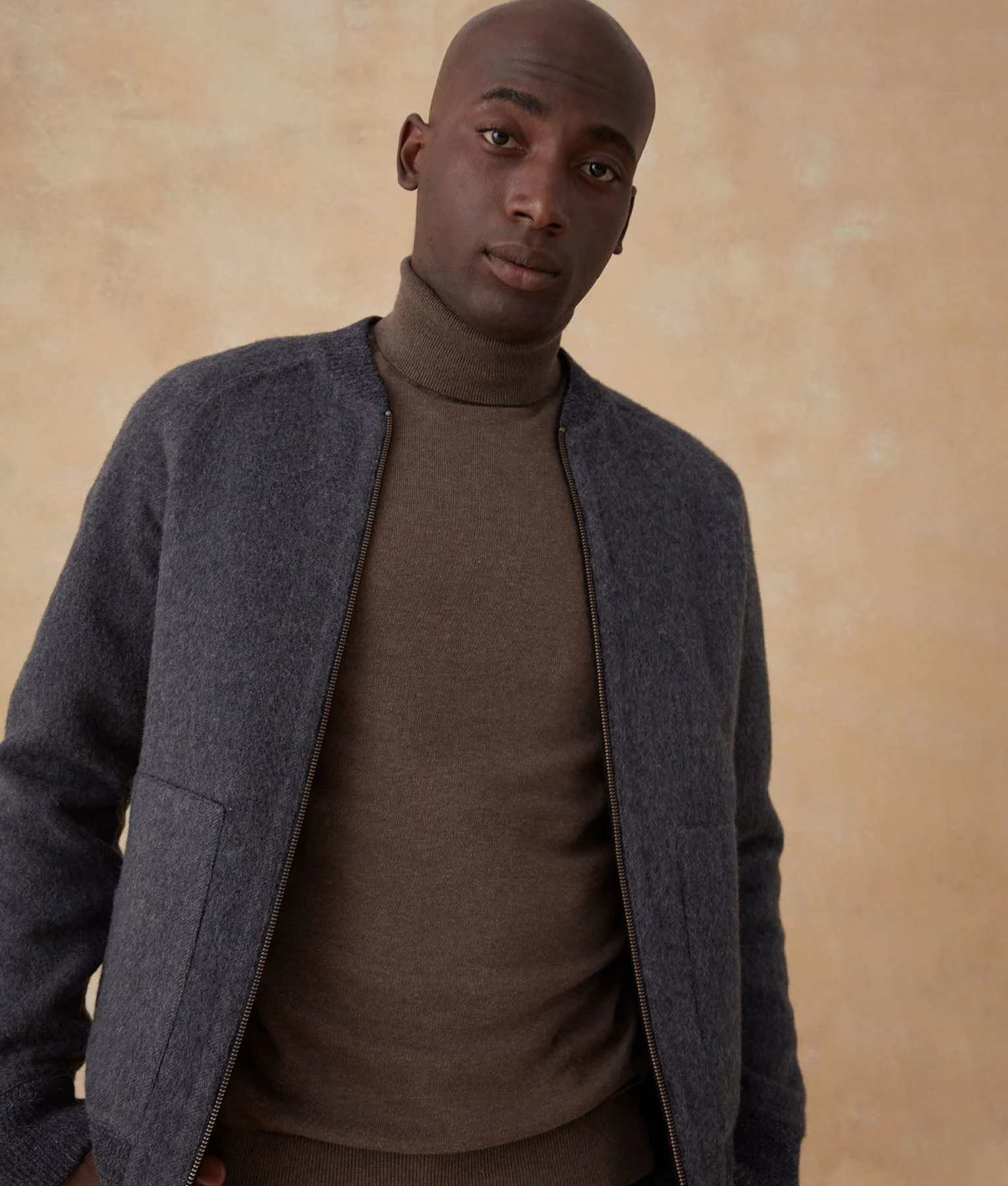 Reversible Bomber Jacket Navy Blue - Image 6