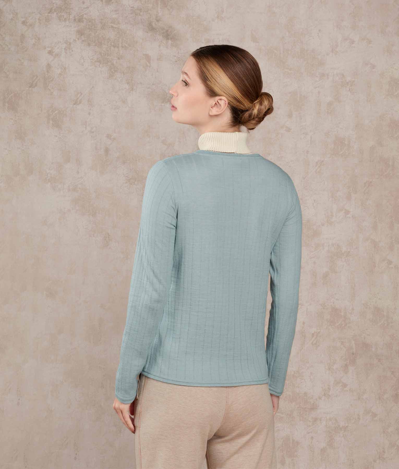 Reversible Crew Basic Cardigan - Image 10