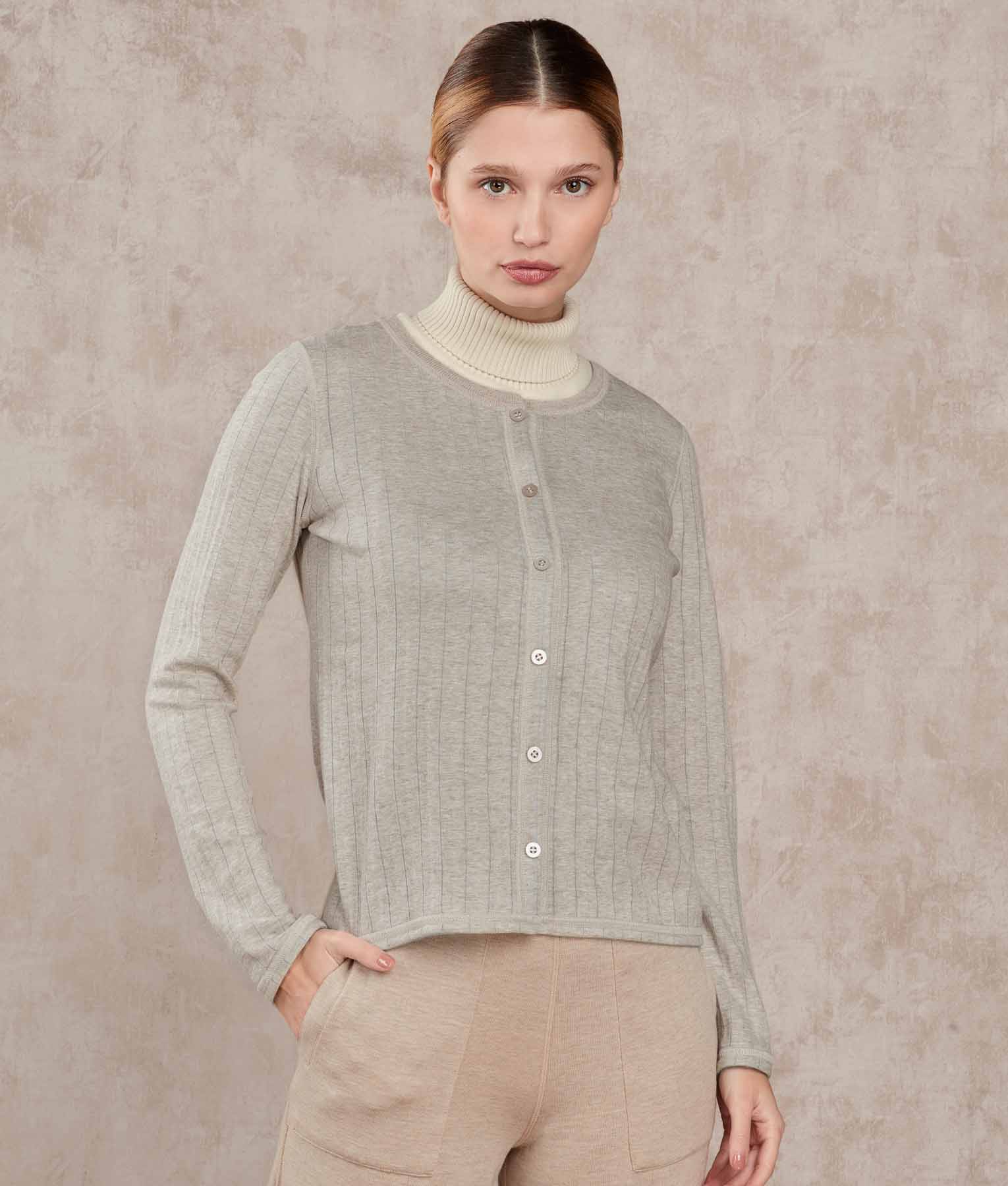 Reversible Crew Basic Cardigan - Image 15