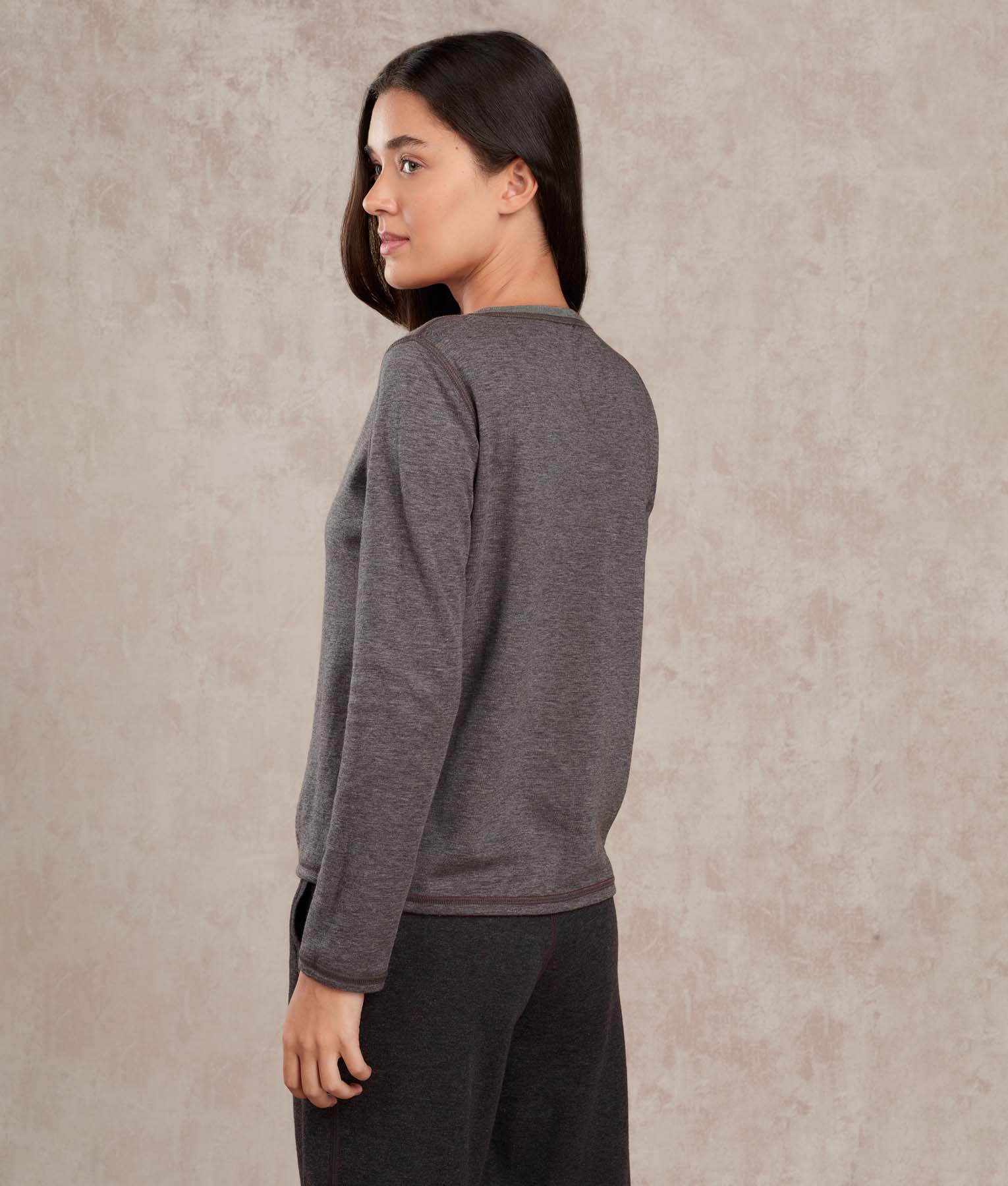 Reversible Crew Basic Cardigan - Image 9