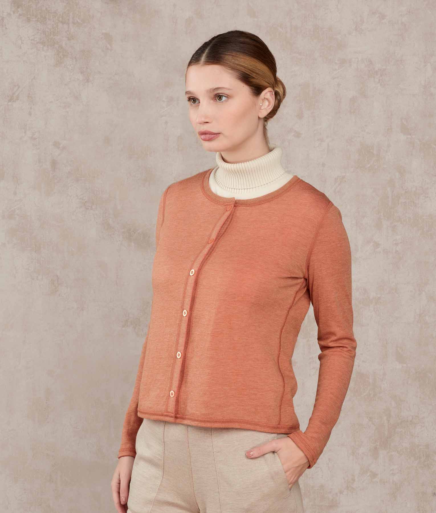 Reversible Crew Basic Cardigan - Image 16