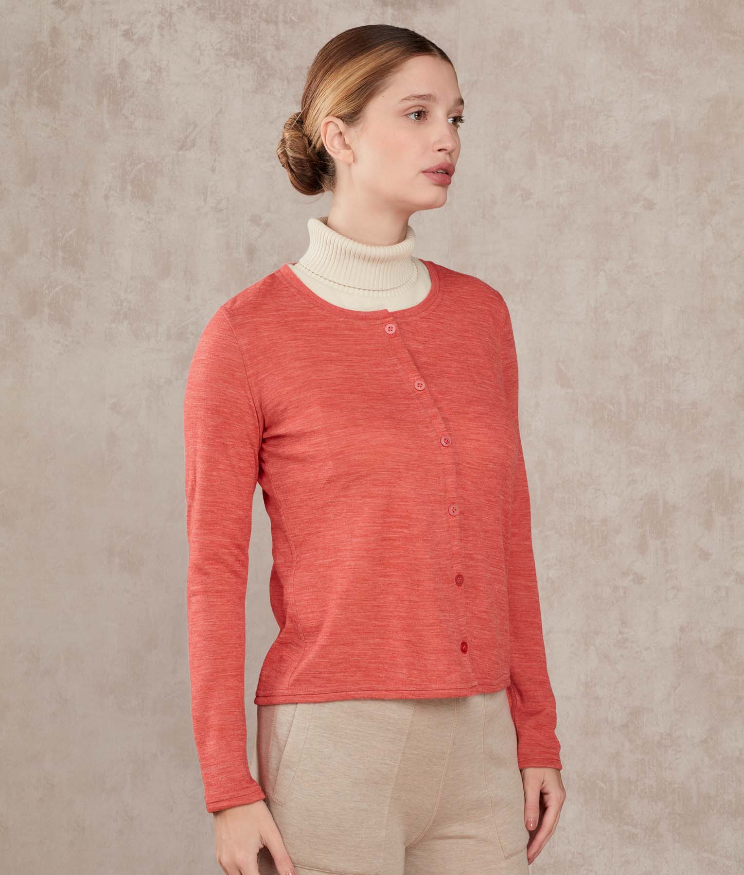 Reversible Crew Basic Cardigan - Image 3