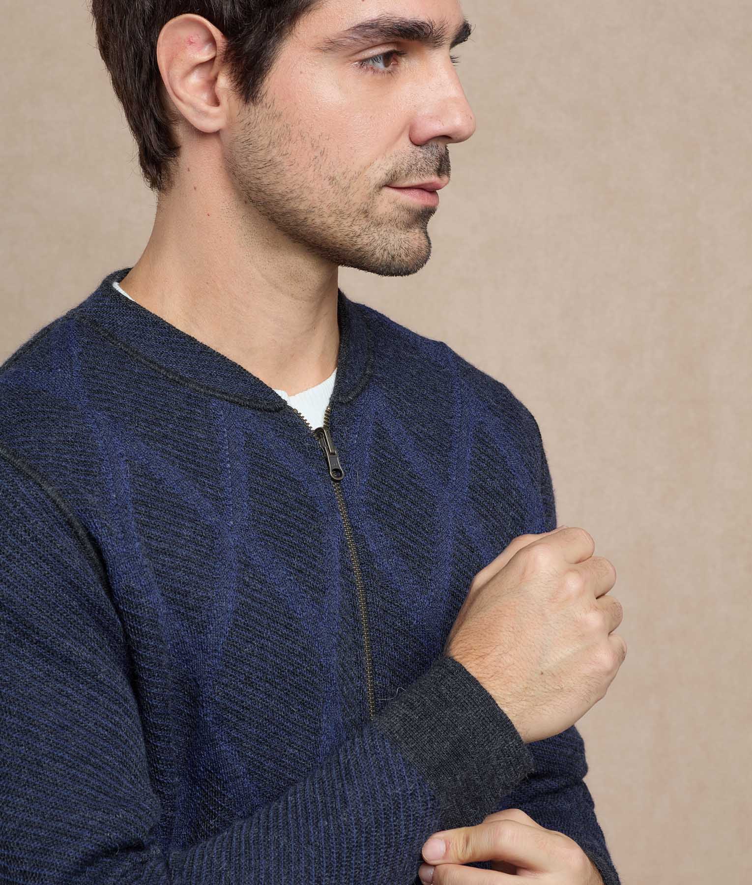 Reversible Diamond Cardigan - Image 3