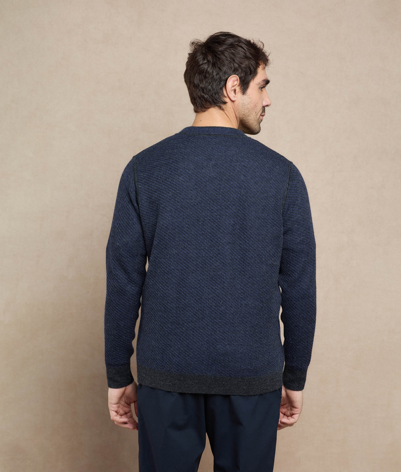 Reversible Diamond Cardigan - Image 6