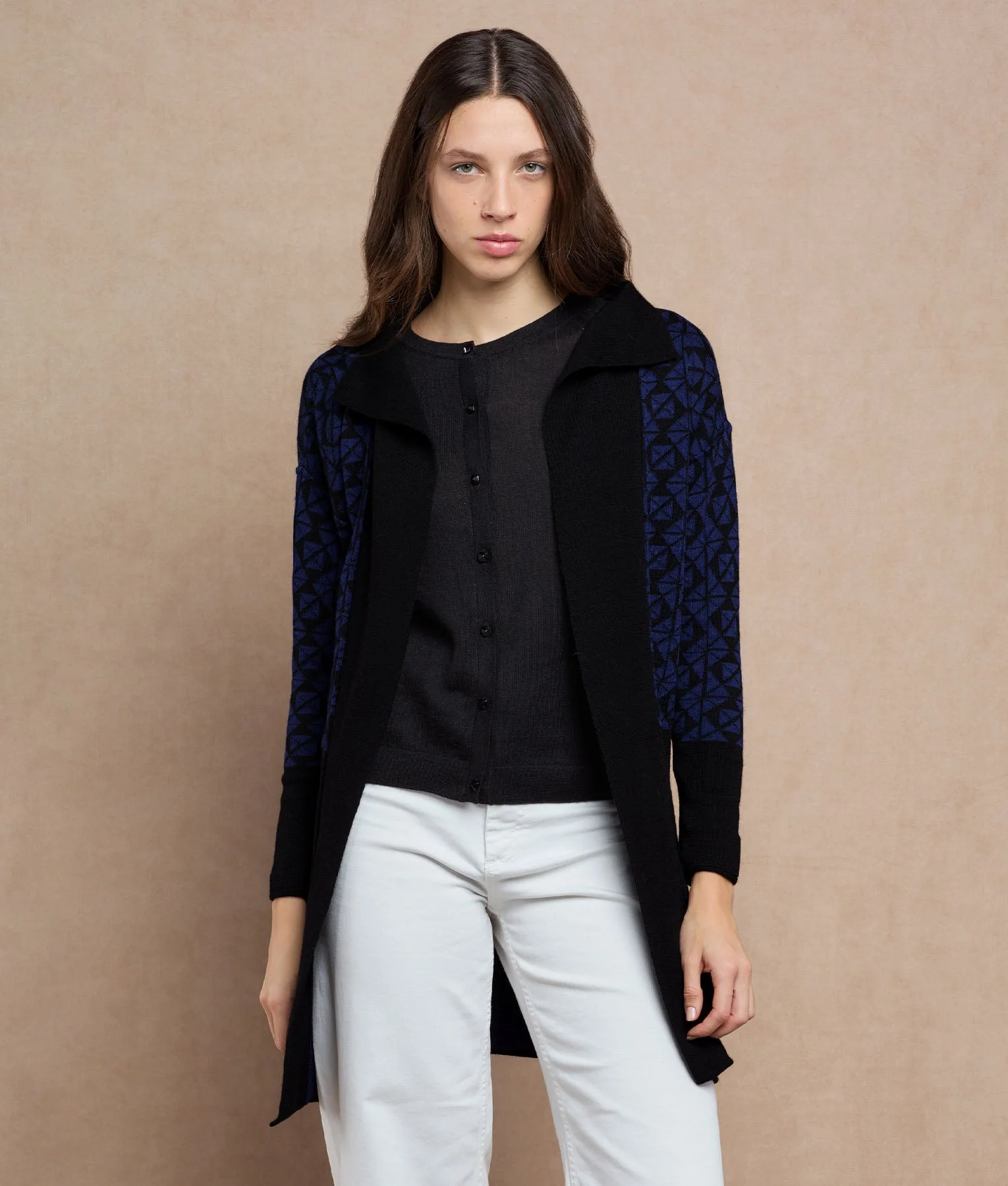 Reversible Long Cardigan - Image 15