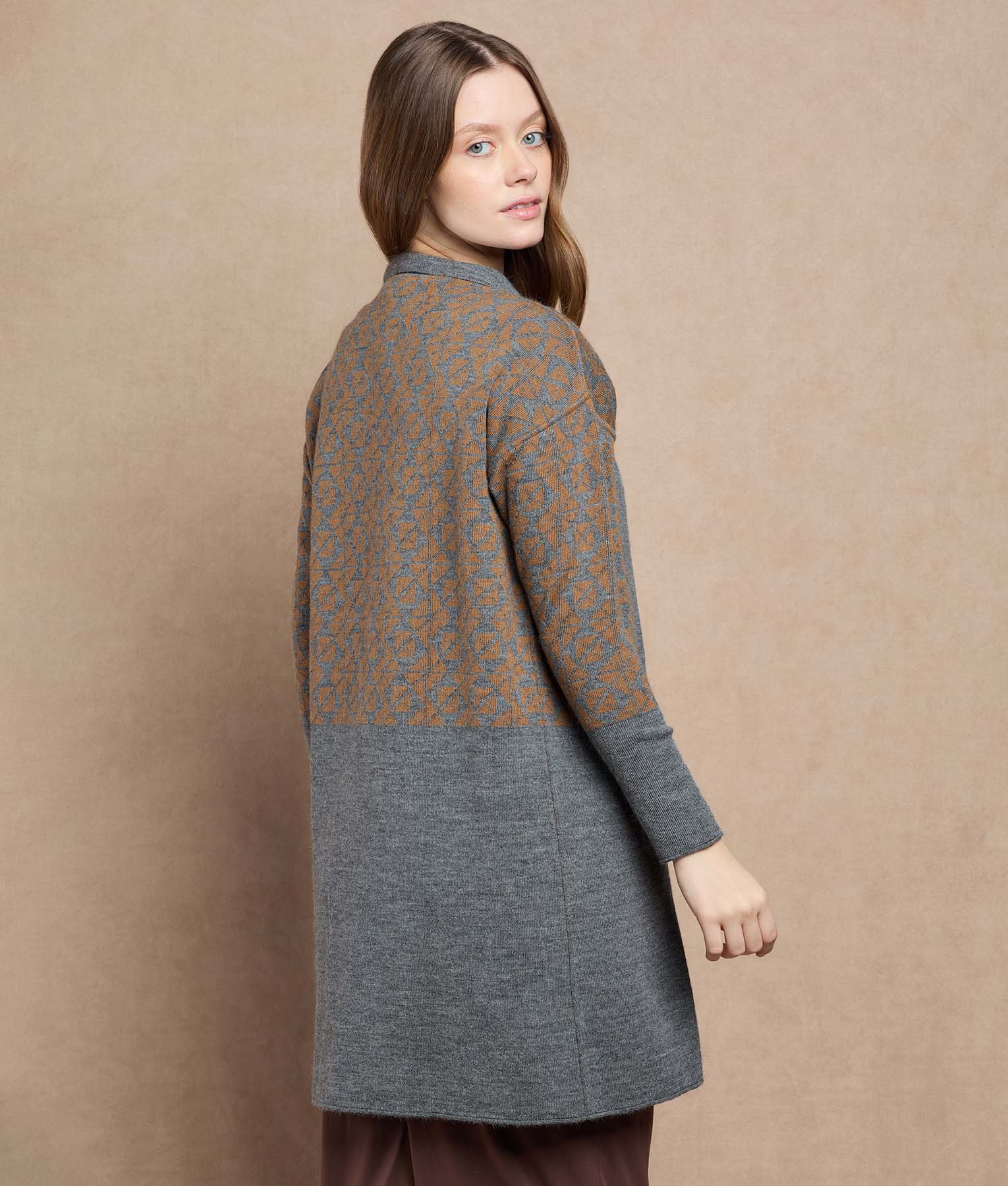 Reversible Long Cardigan - Image 16