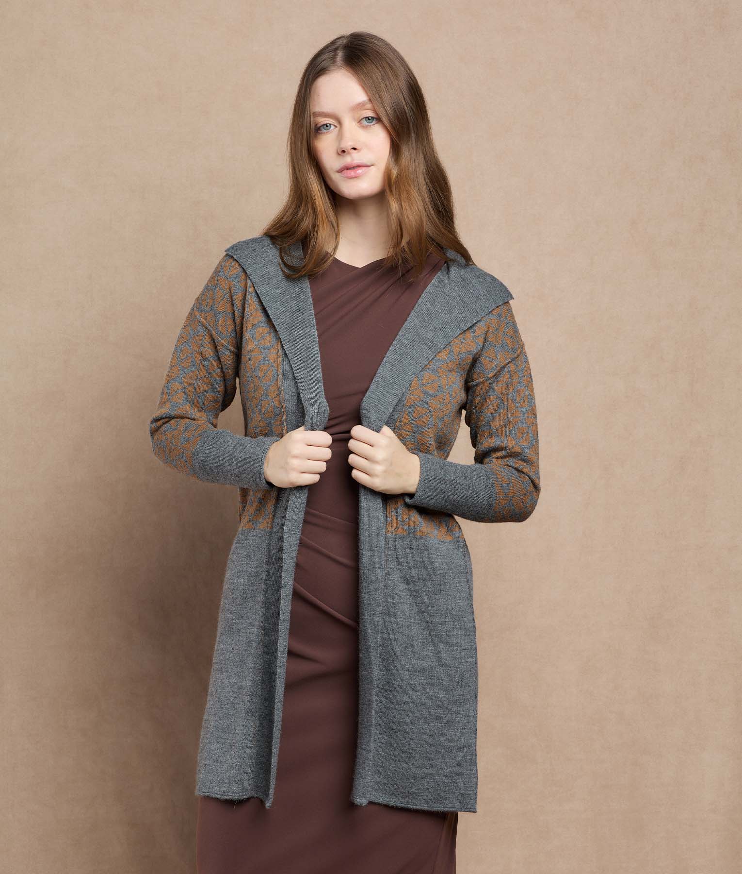 Reversible Long Cardigan - Image 17