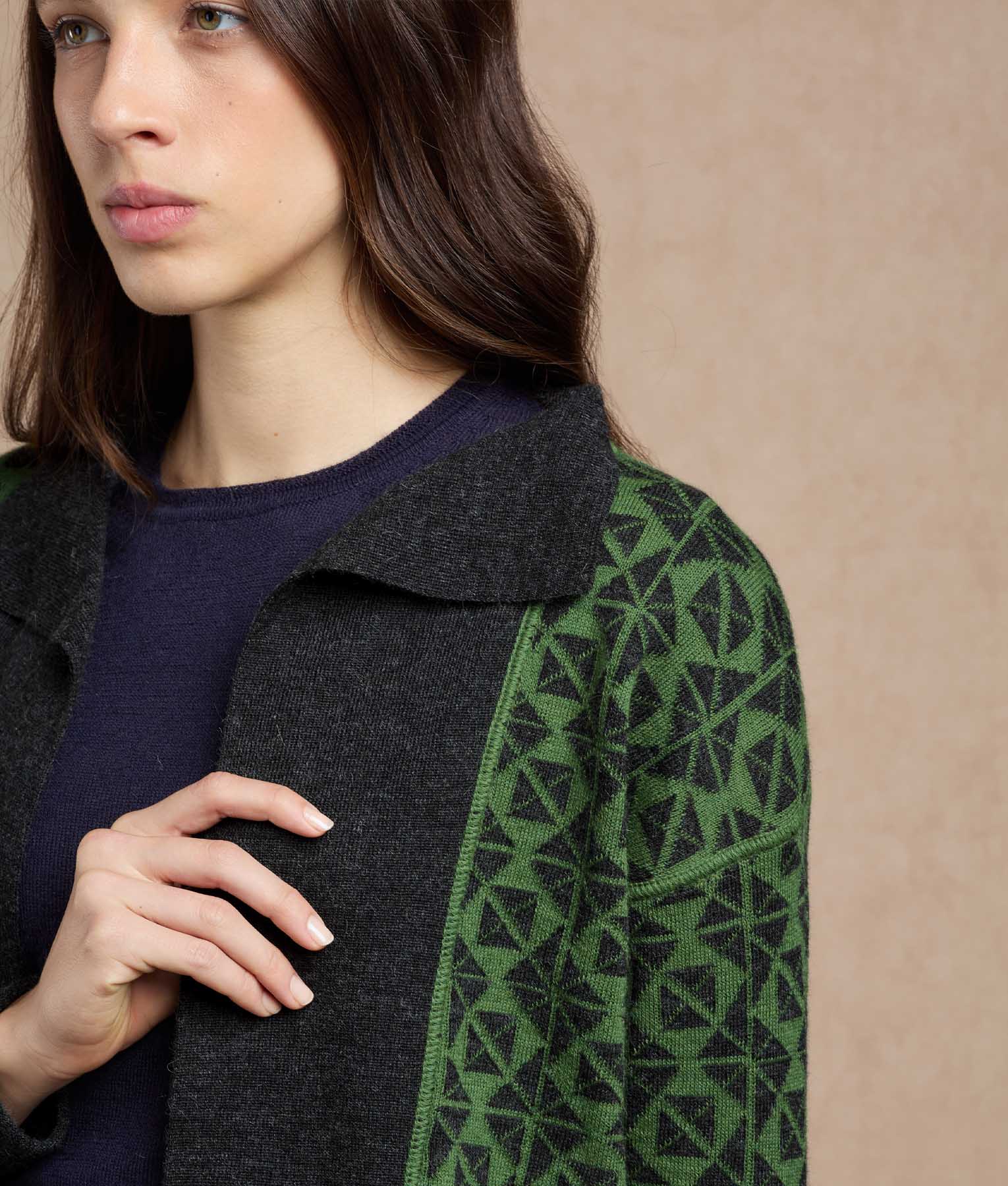 Reversible Long Cardigan - Image 2
