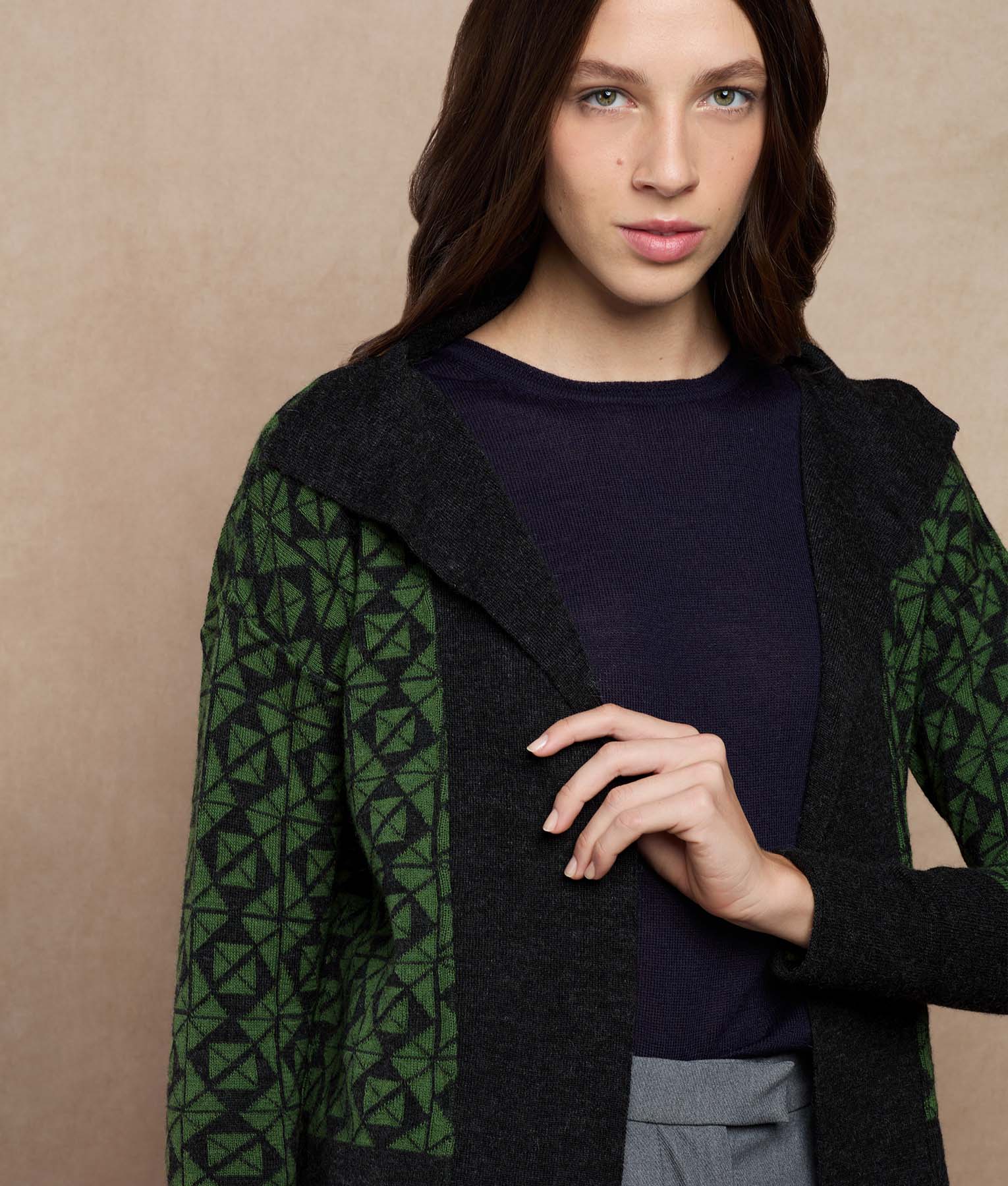 Reversible Long Cardigan - Image 6