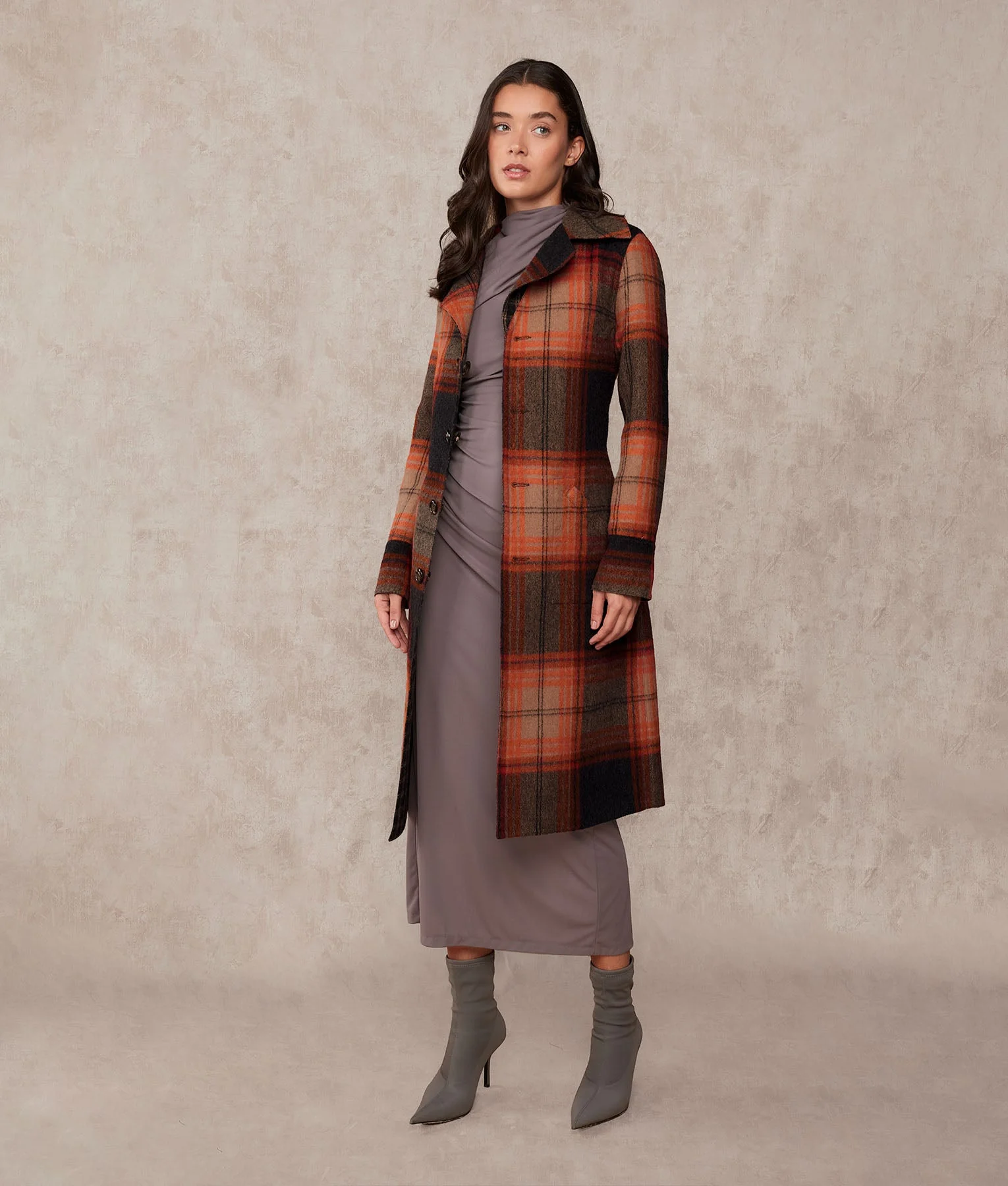 Reversible Oversized Belted Coat