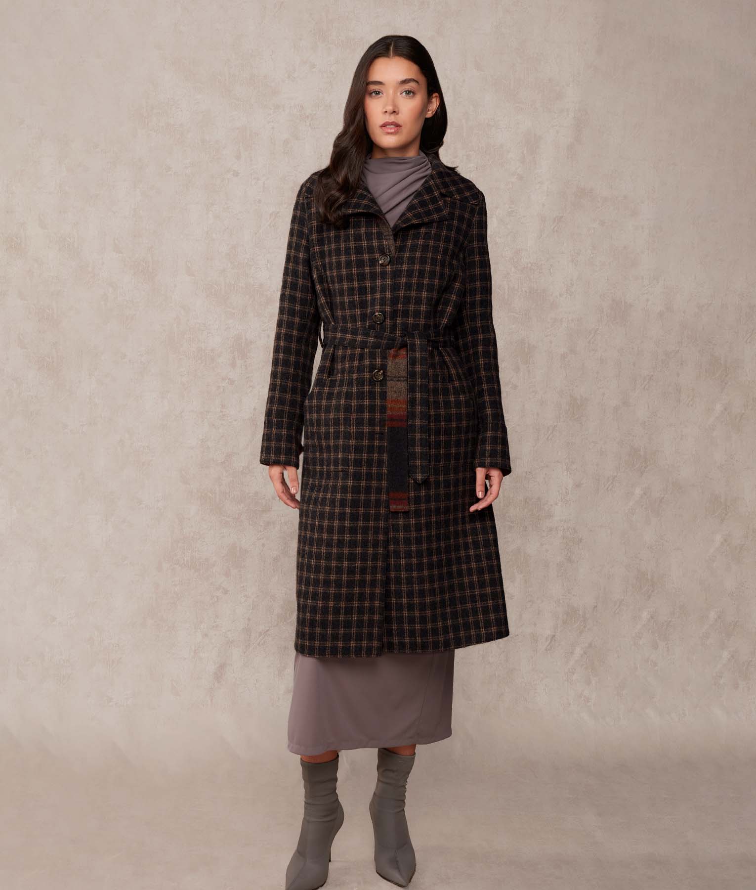 Reversible Oversized Belted Coat - Image 3