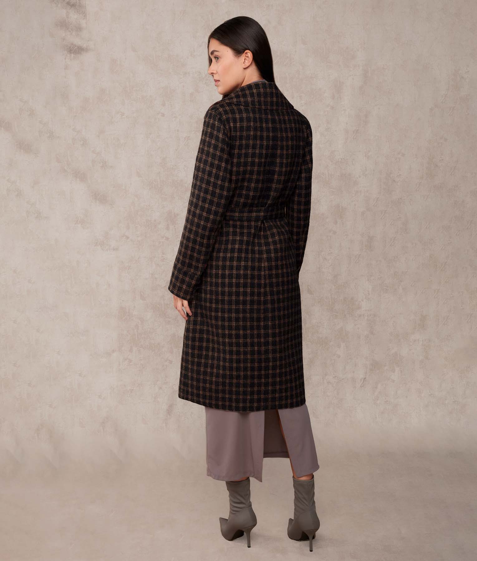 Reversible Oversized Belted Coat - Image 4