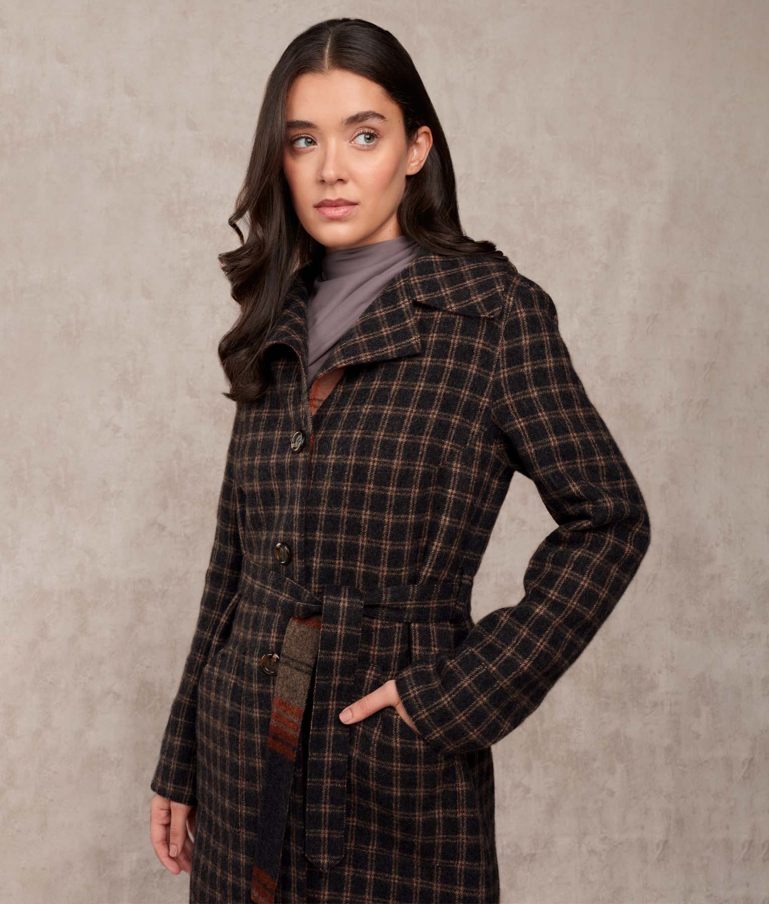 Reversible Oversized Belted Coat - Image 6
