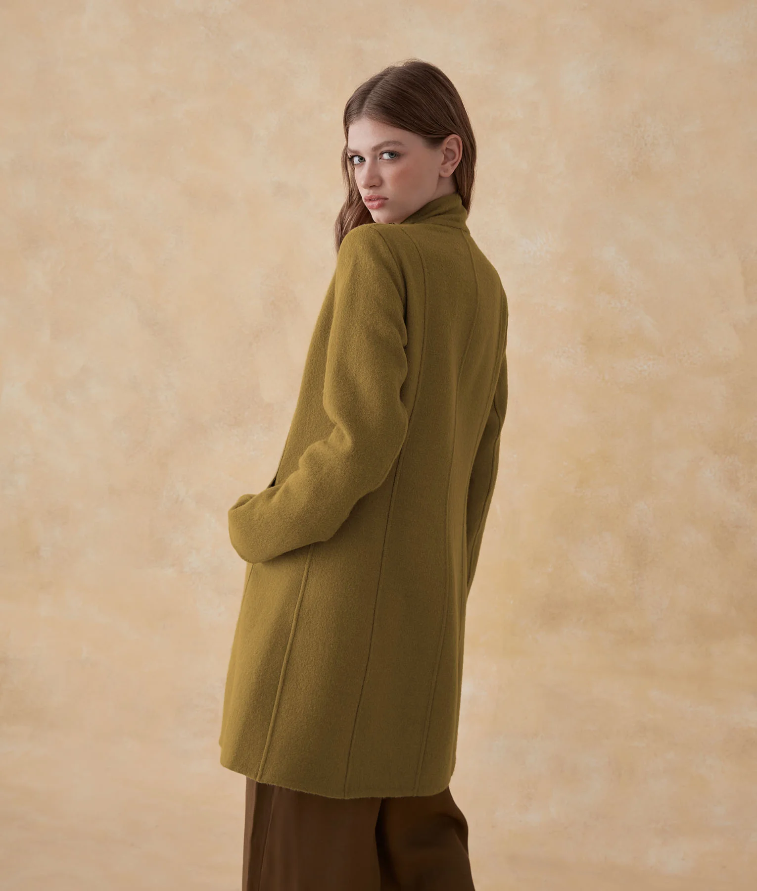 Soft Reversible Baby Alpaca Coat - Image 5