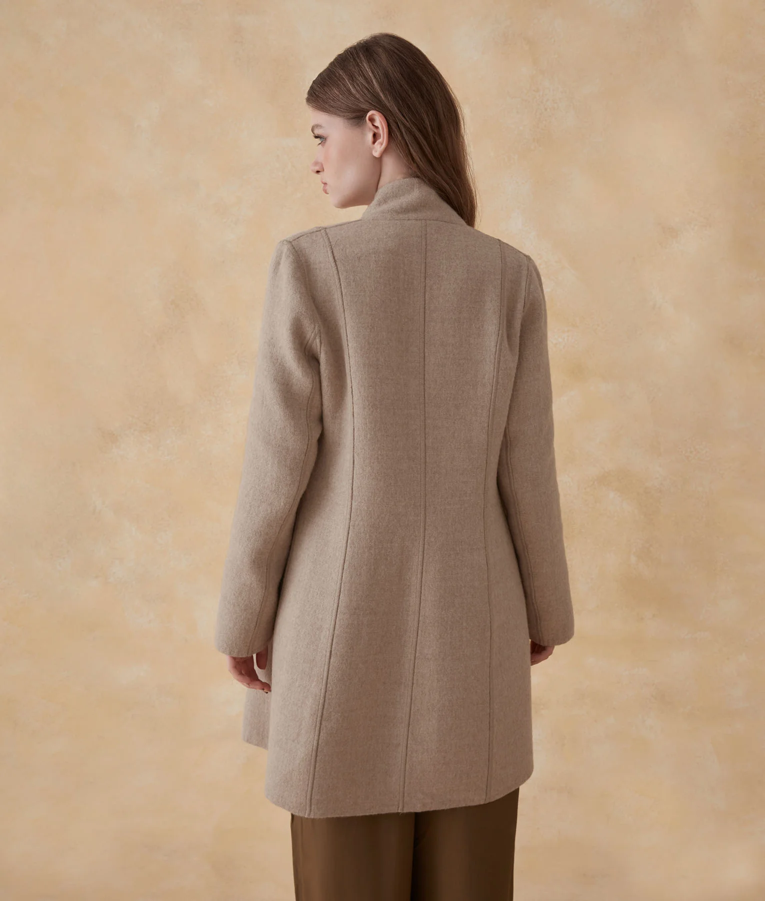Soft Reversible Baby Alpaca Coat - Image 8