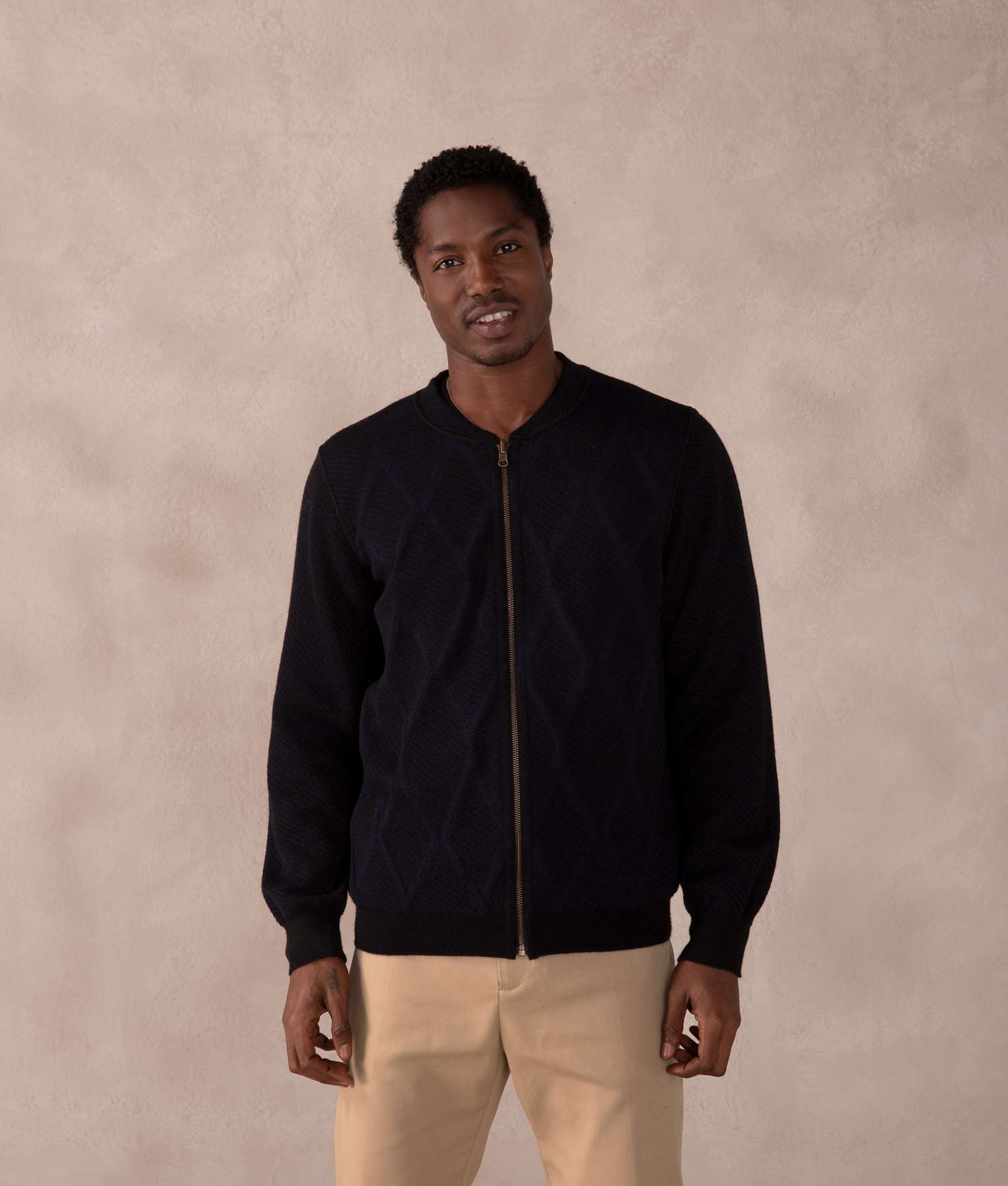 Reversible Zipper Cardigan - Image 5