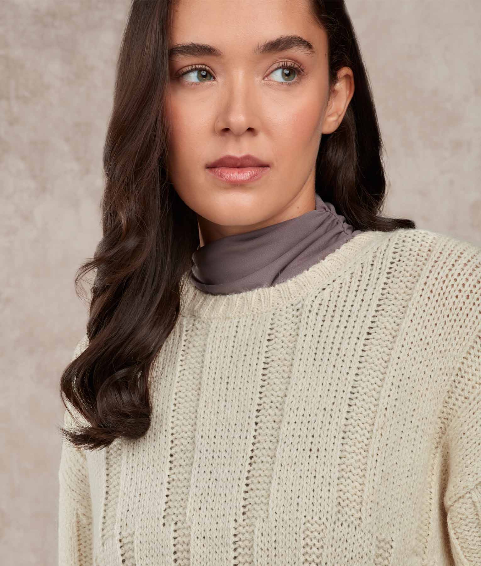 Ribbed Long Sweater - Image 4