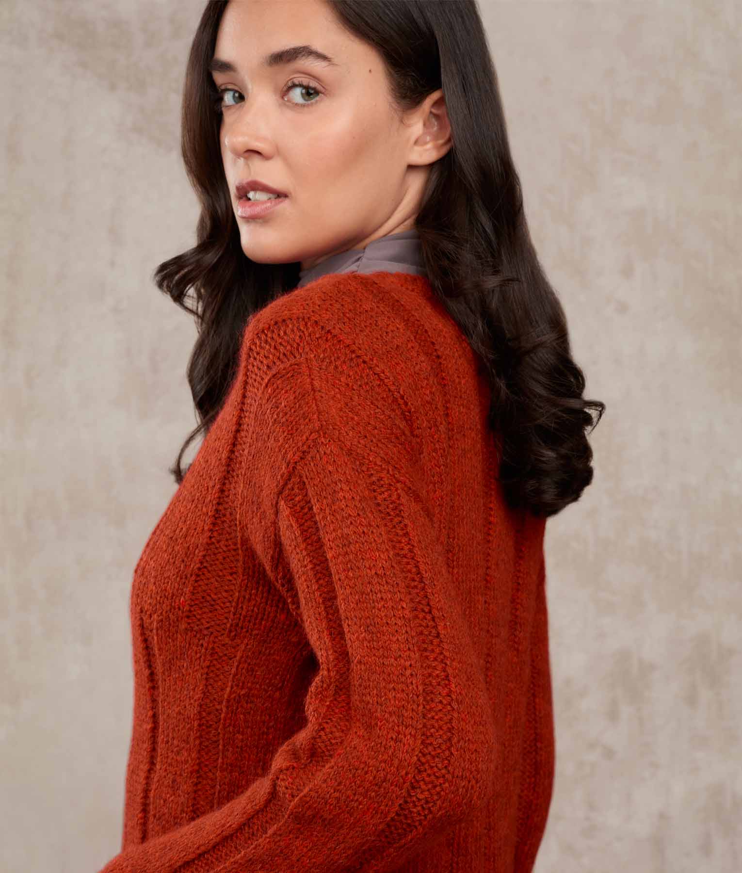 Ribbed Long Sweater - Image 5