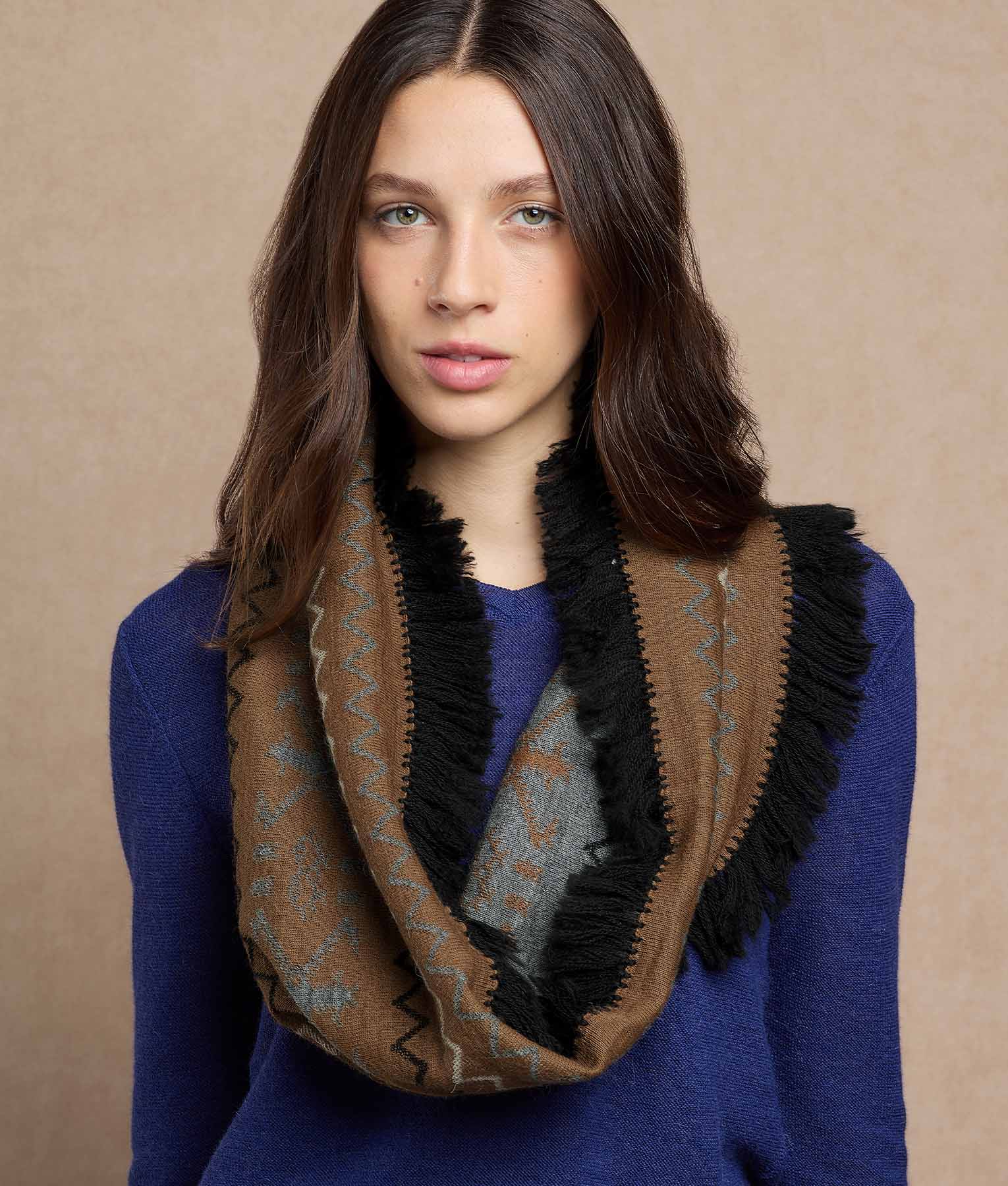 Snowy Andes Infinity Scarf - Image 4