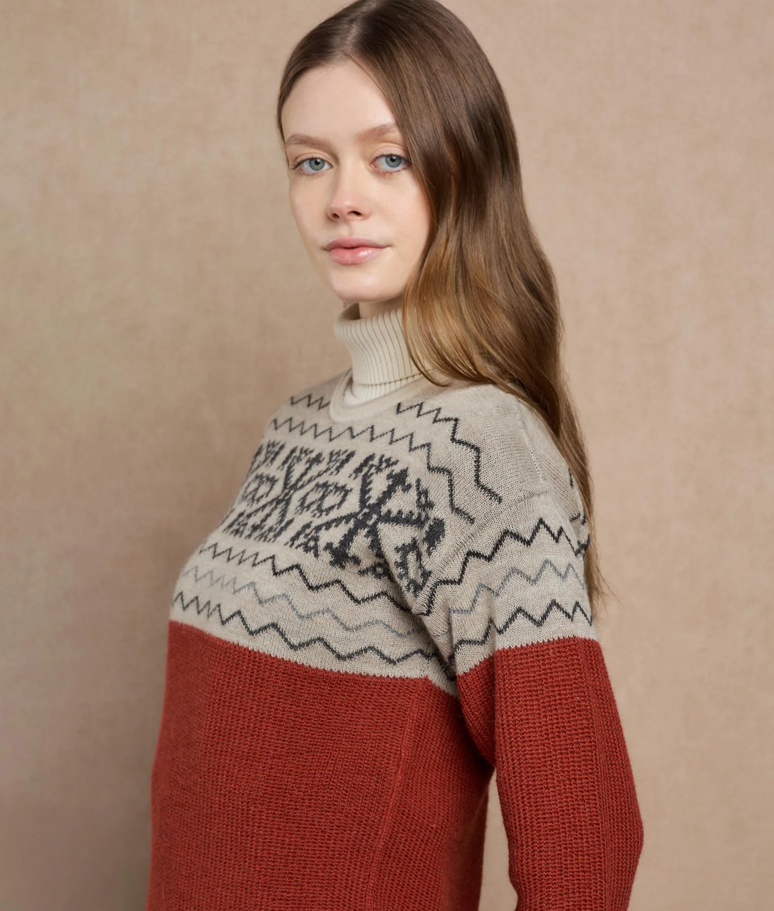 Snowy Andes Reversible Sweater - Image 2