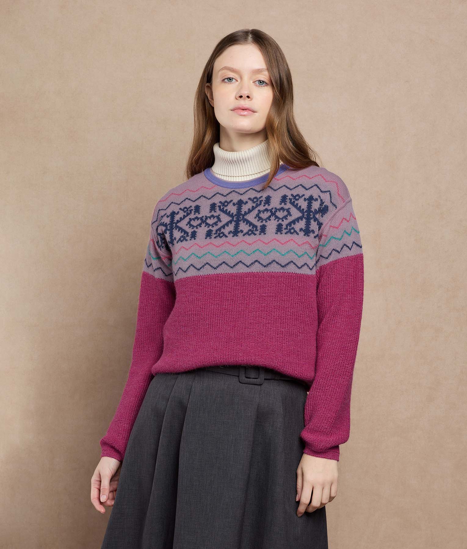 Snowy Andes Reversible Sweater - Image 4