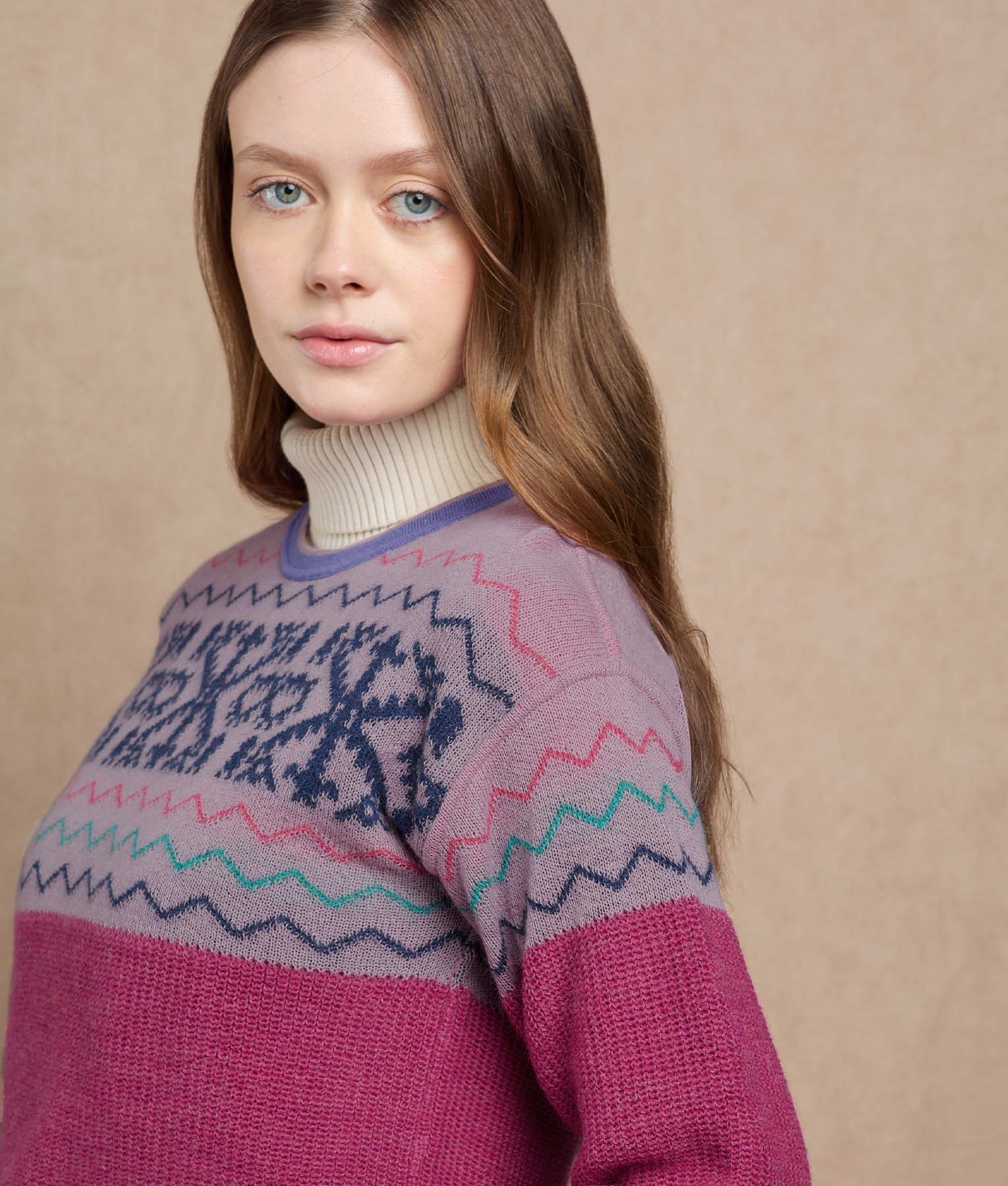 Snowy Andes Reversible Sweater - Image 5