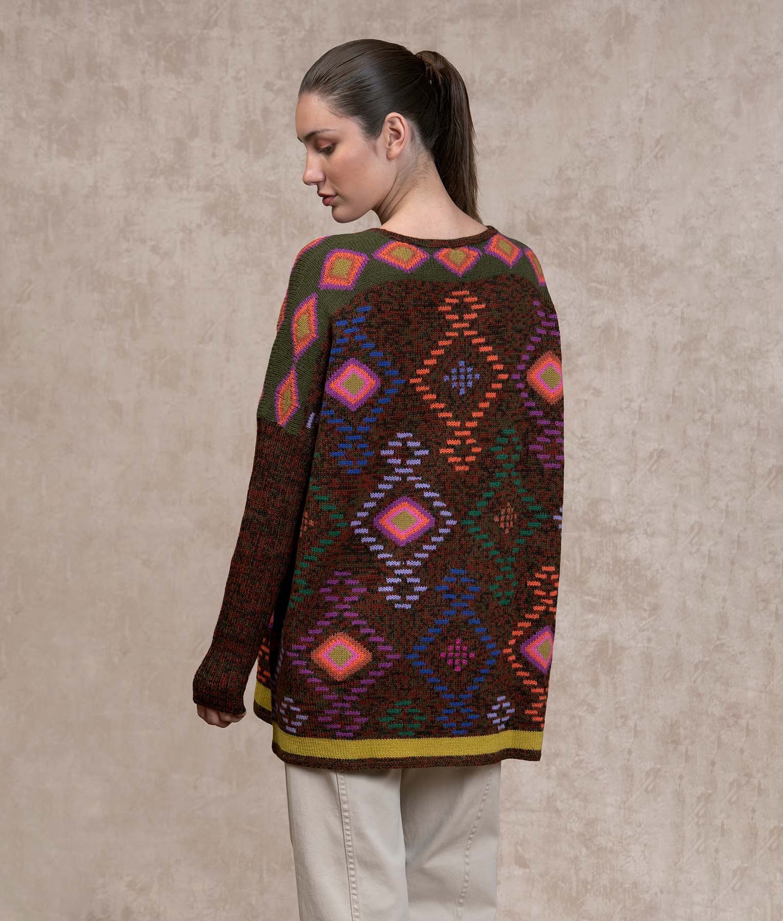 Still Diamonds Intarsia Sweater - Image 3