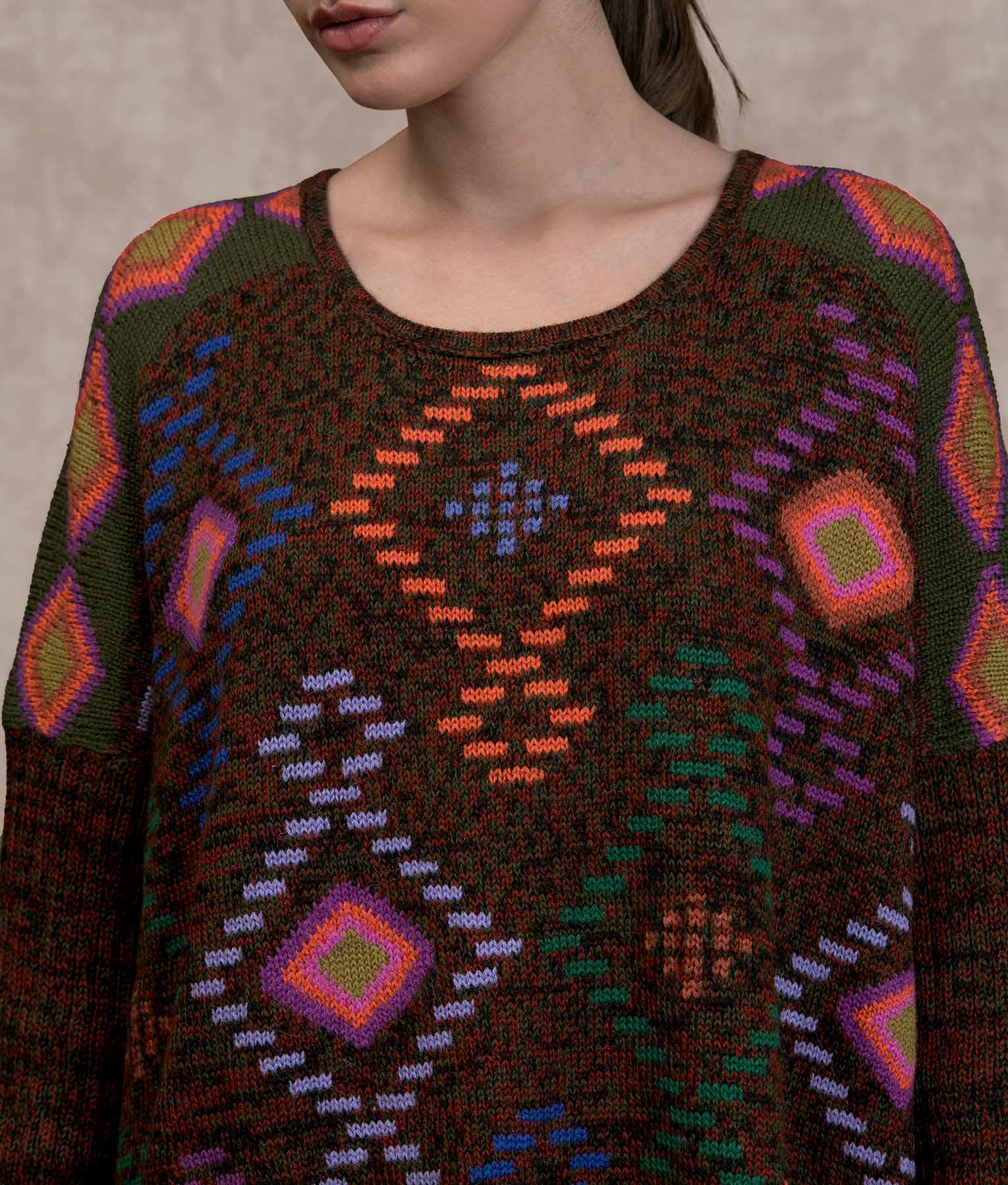 Still Diamonds Intarsia Sweater - Image 4
