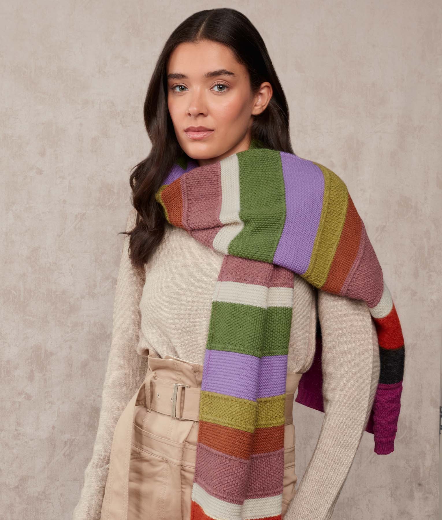 Striped Scarf - Image 4