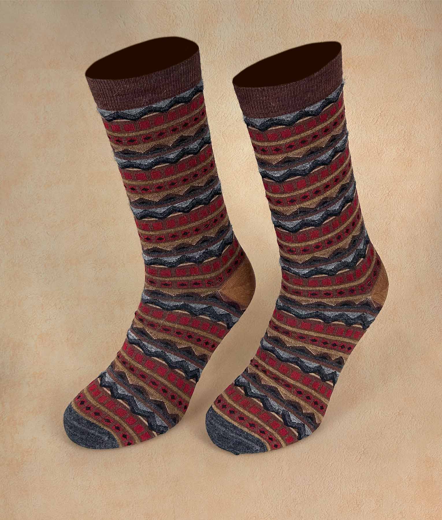Stripes Jacquard Men Socks - Image 2