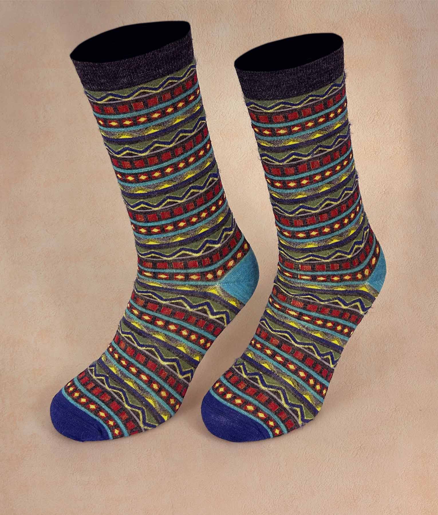Stripes Jacquard Men Socks - Image 3